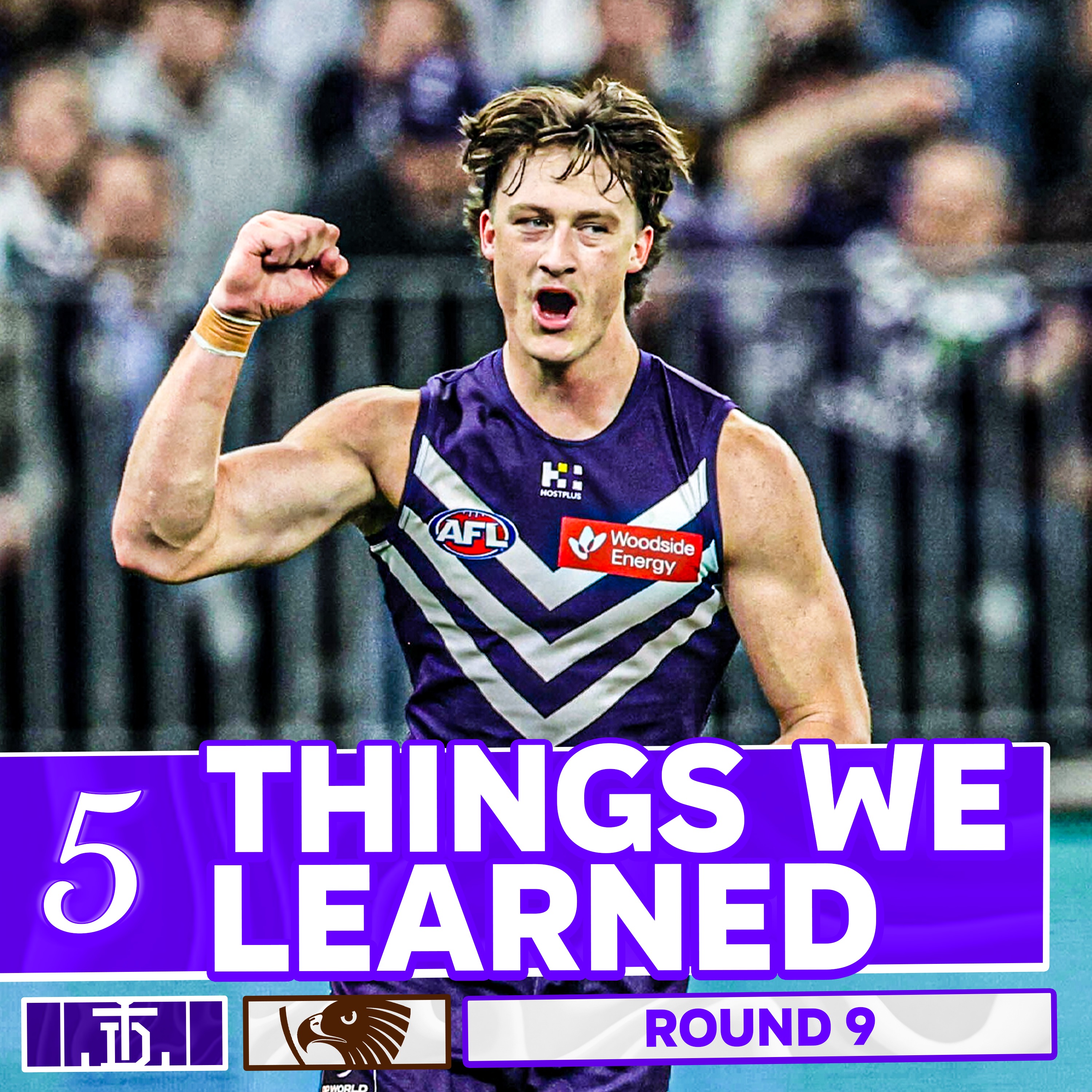 5 THINGS WE LEARNED from Fremantle v Hawthorn | AFL Round 9 2026 episode artwork