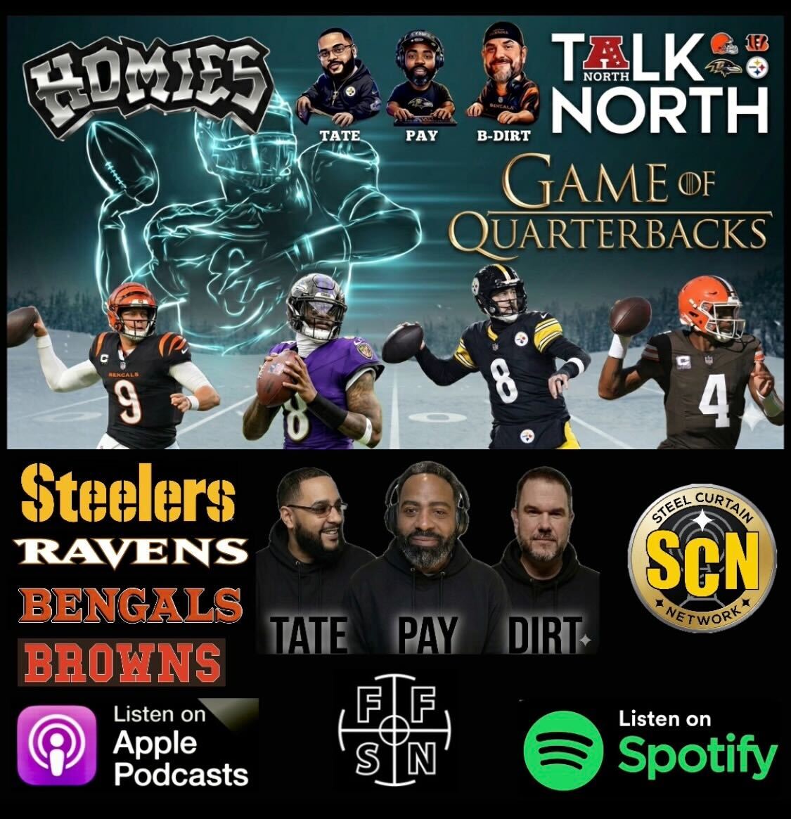 The Homies: Game of AFC North Quarterbacks
