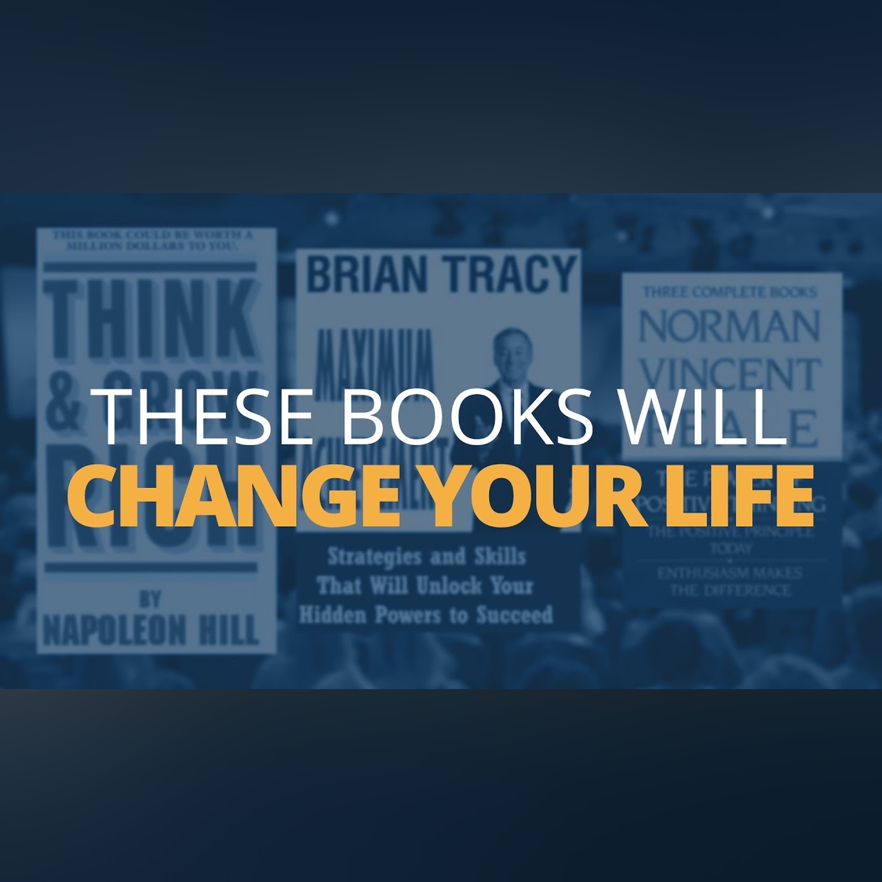 3 Books That Will Change Your Life - Top Personal Development Books