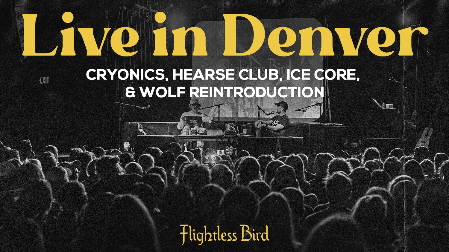 Live in Denver: Cryonics, Hearse Club, Ice Core, & Wolf Reintroduction