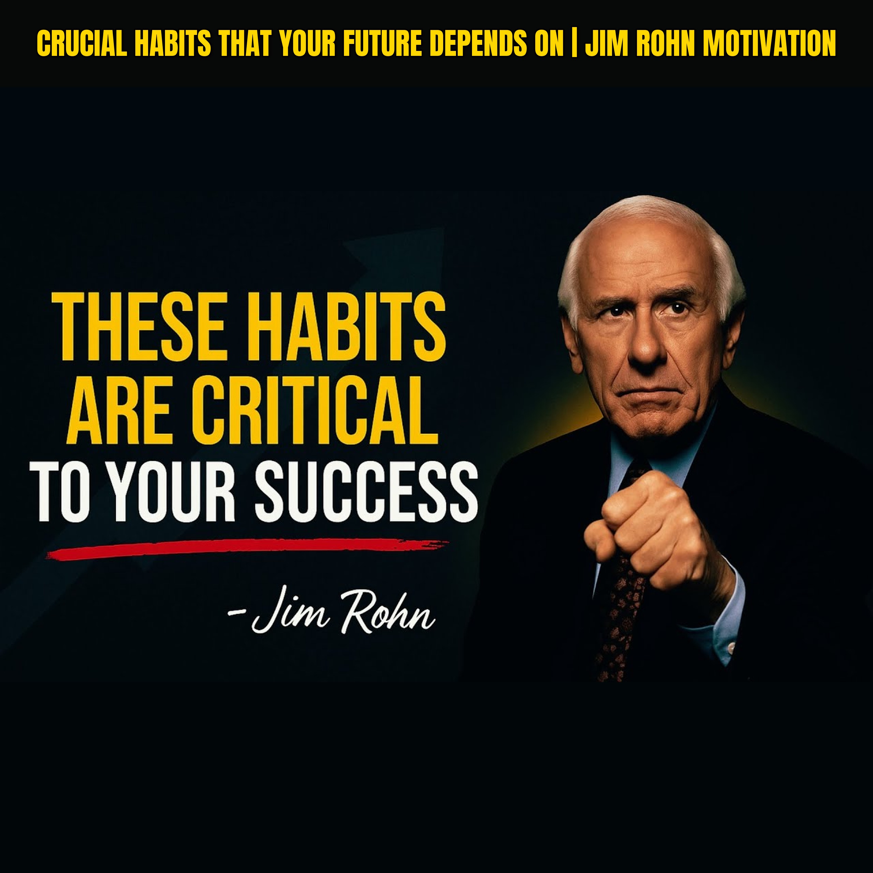 Crucial Habits That Your Future Depends On | Jim Rohn Motivation