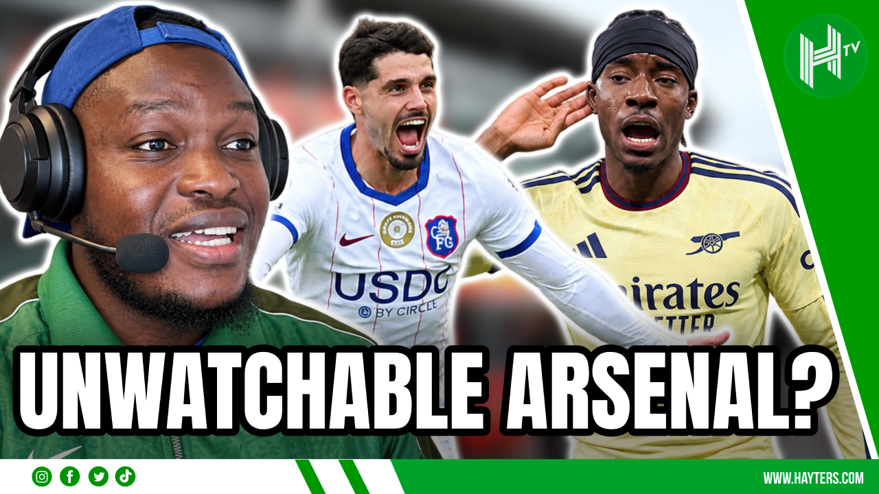 BORING Arsenal! Chelsea and Arsenal fans CLASH l Hayters TV's View From TheStands