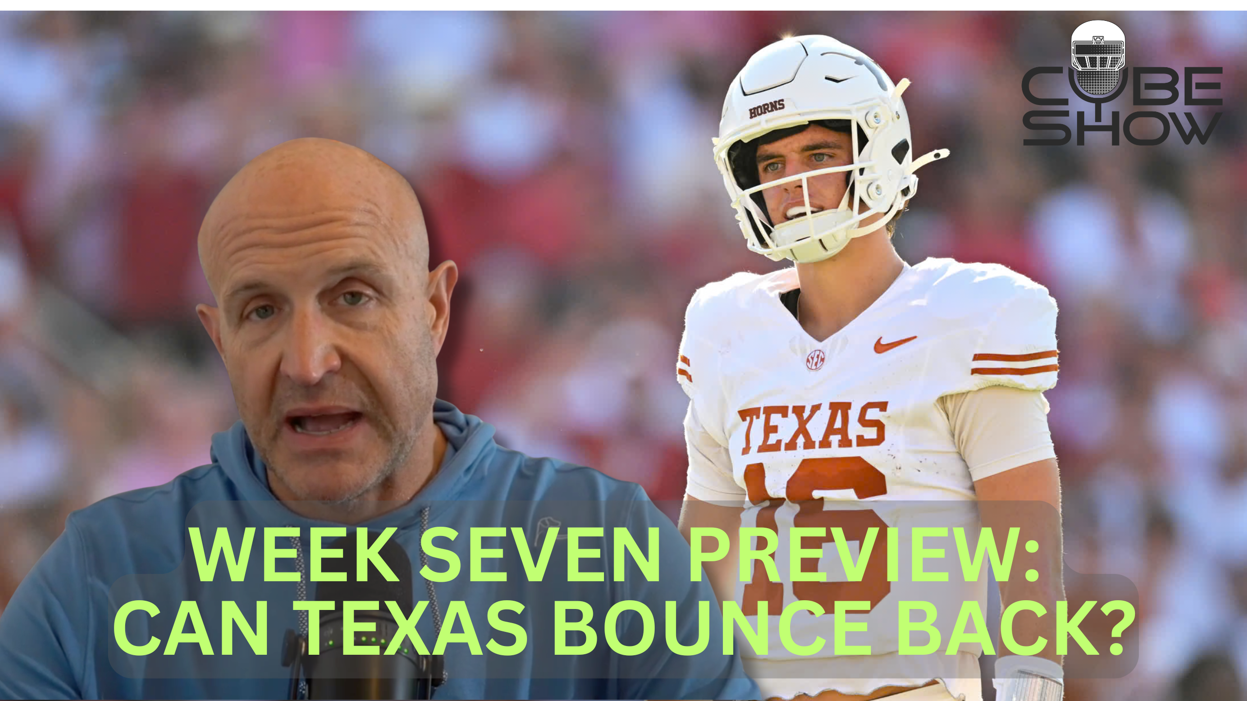 WEEK 7 PREVIEW: Who bounces back, Texas or Florida? And Mizzou vs. Ole Miss is a must see game.