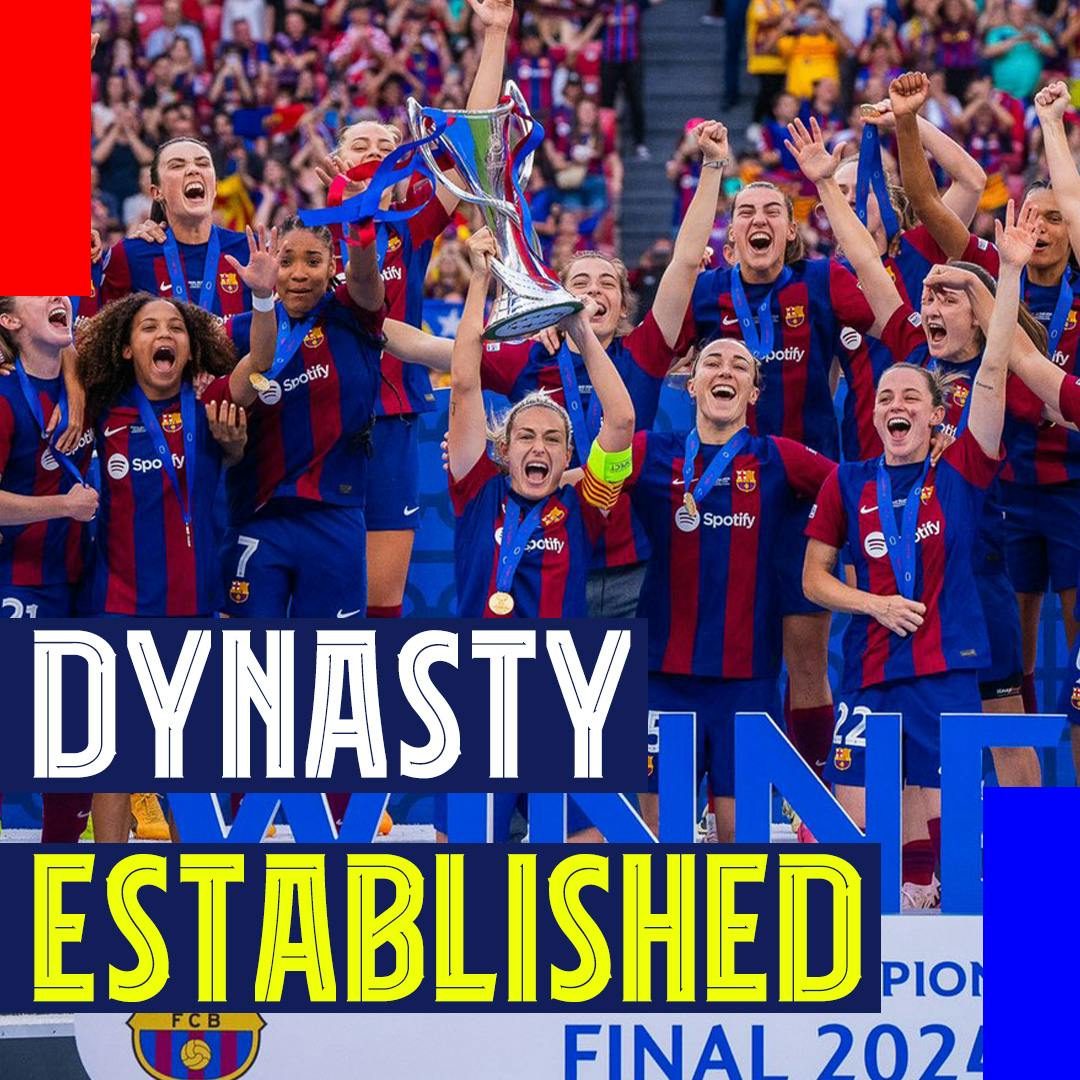 Dynasty Established! Barça Femení topple Lyon to win Quadruple