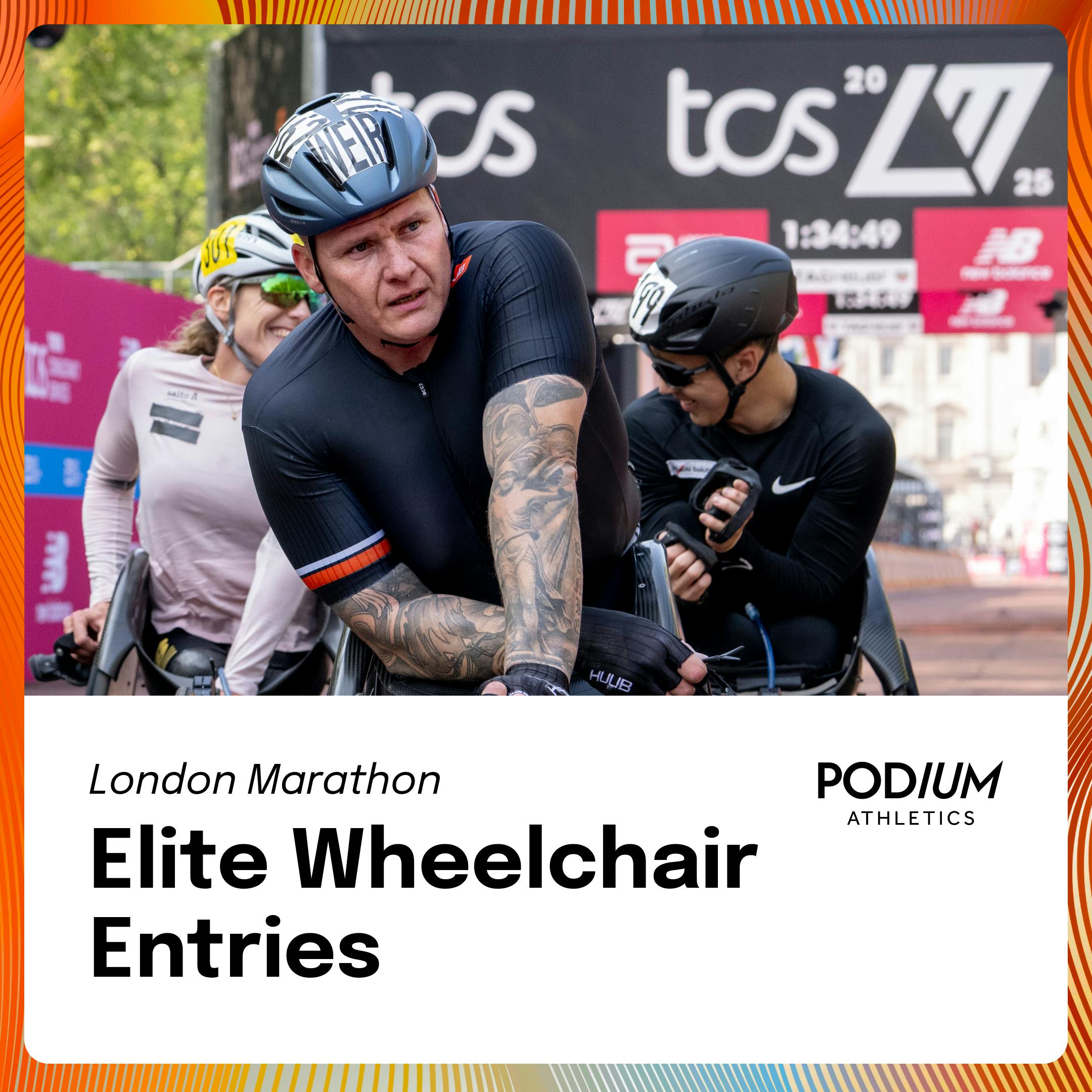 London Marathon 2026 | Elite Wheelchair field with David Weir