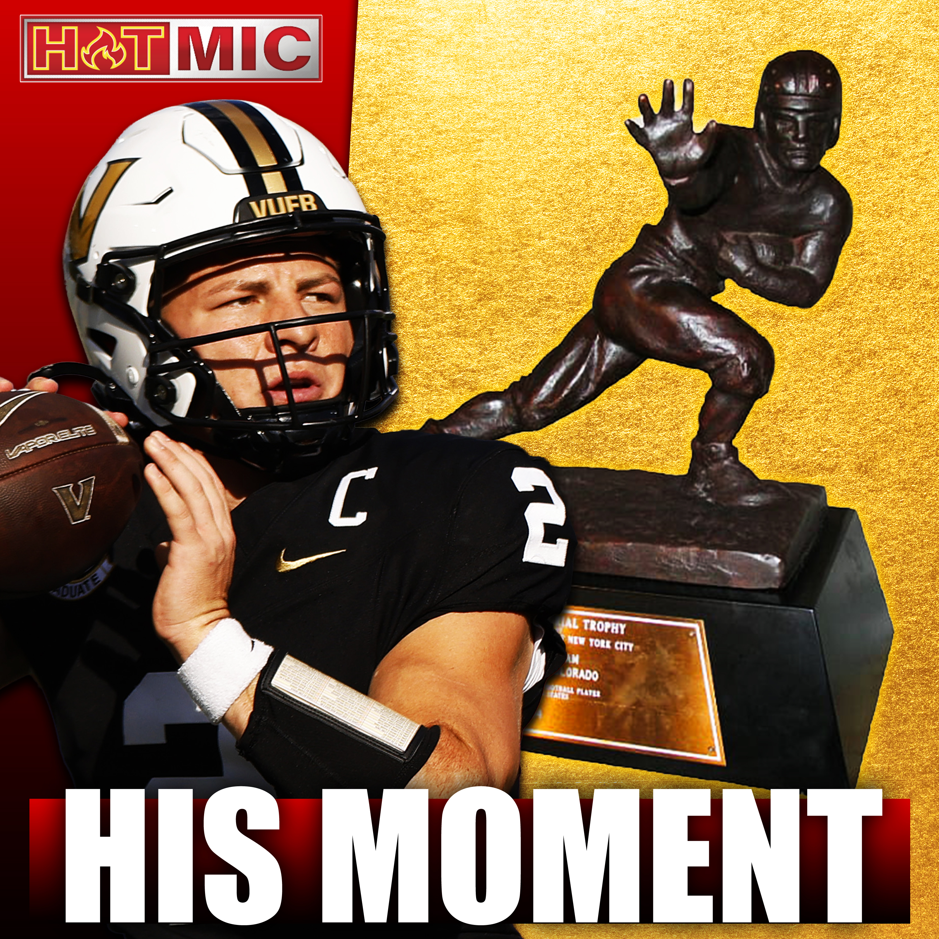 (Hot Clip) - Vanderbilt QB, Diego Pavia | episode artwork