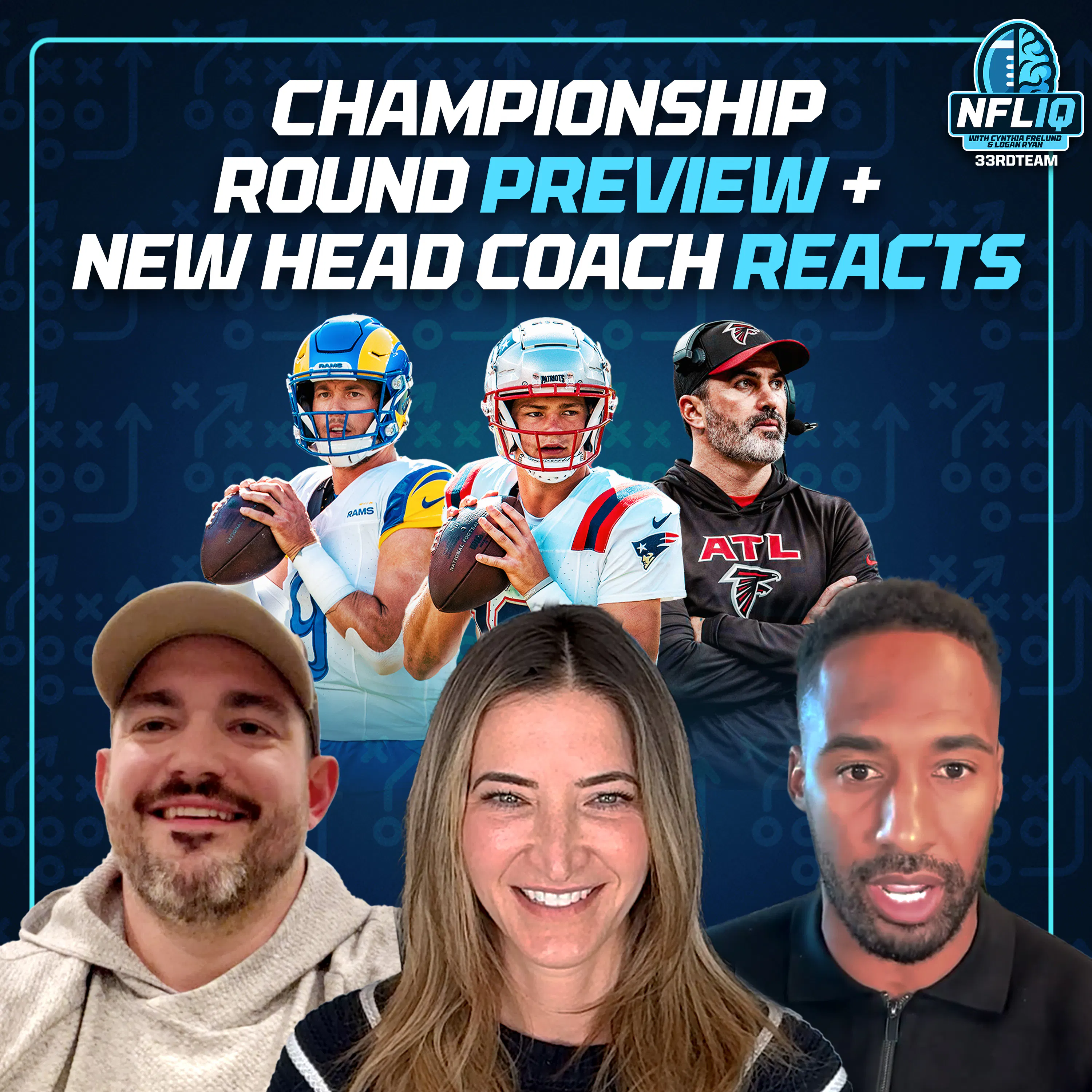 NFL Championship Sunday: Previewing Rams/Seahawks + Patriots/Broncos, Plus New Head Coach Reactions episode artwork