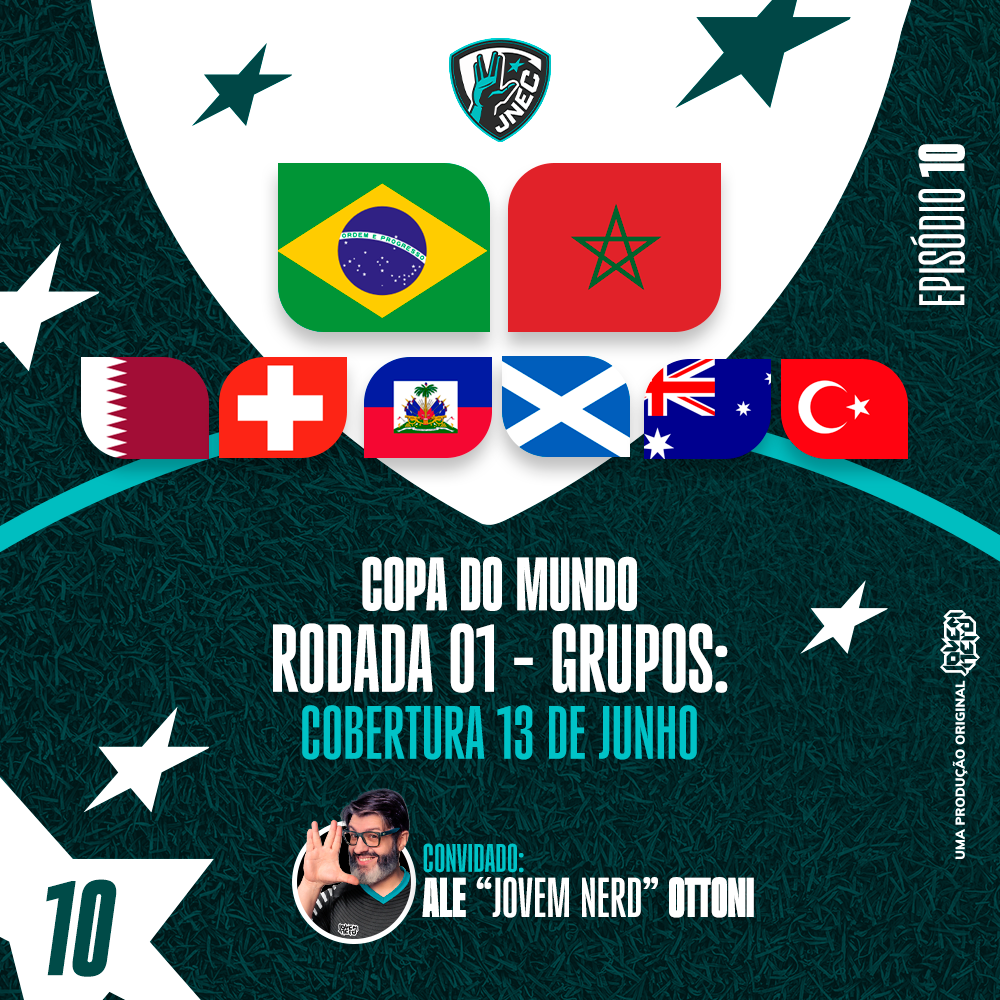 DIA #3 DA COPA 2026: 13 DE JUNHO - O JOVEM NERD ZICOU O BRASIL? | JNEC 10