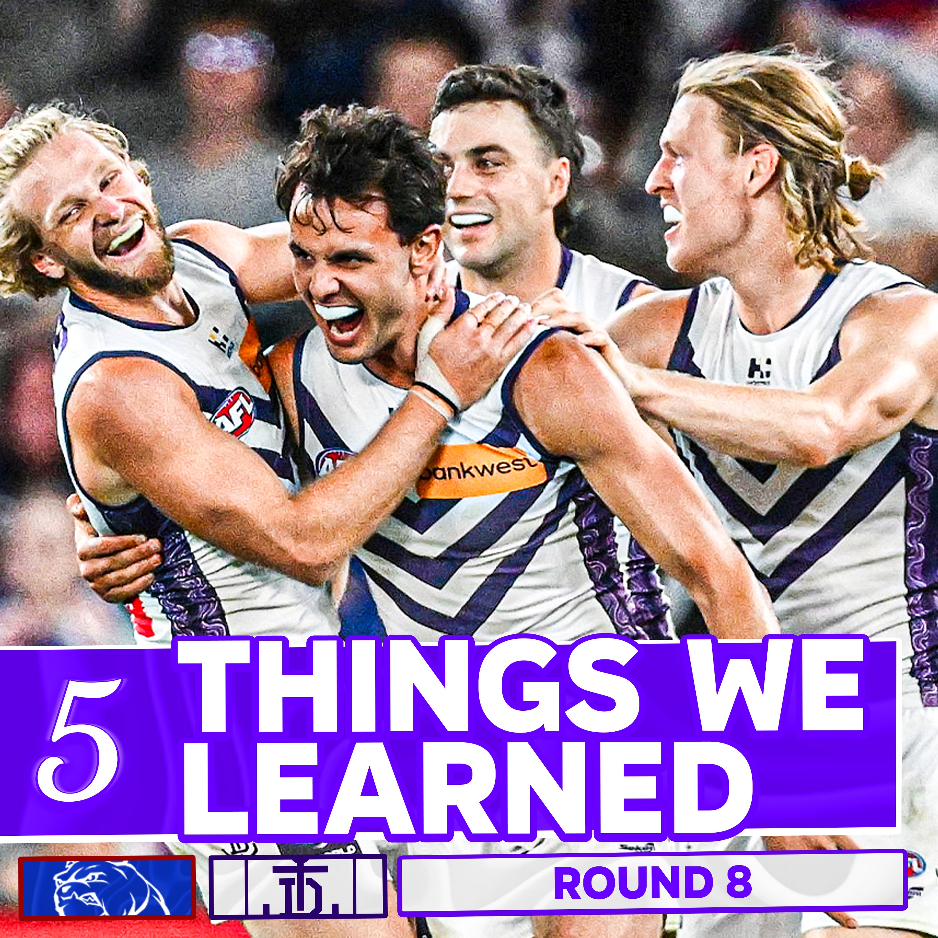 5 THINGS WE LEARNED from Western Bulldogs v Fremantle | AFL Round 8 2026 episode artwork