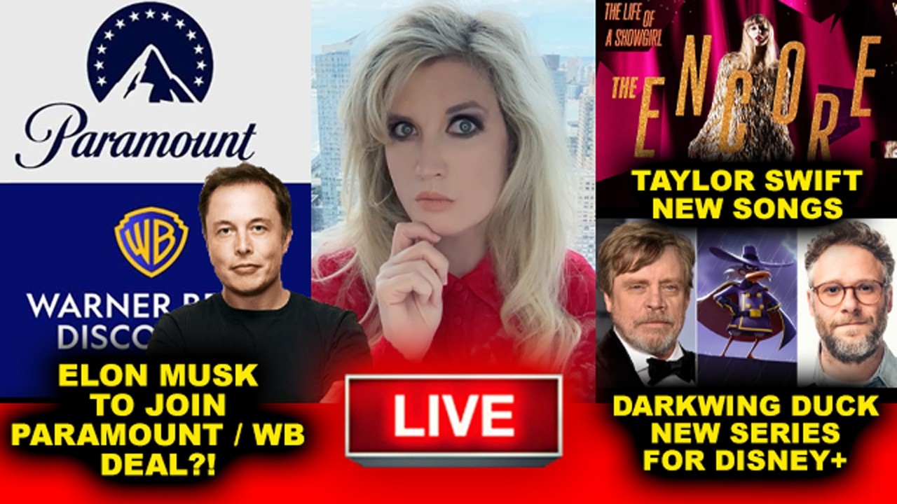 Elon Musk to join Paramount Warner Bros?! Taylor Swift New Songs! New Darkwing Duck Disney Plus!