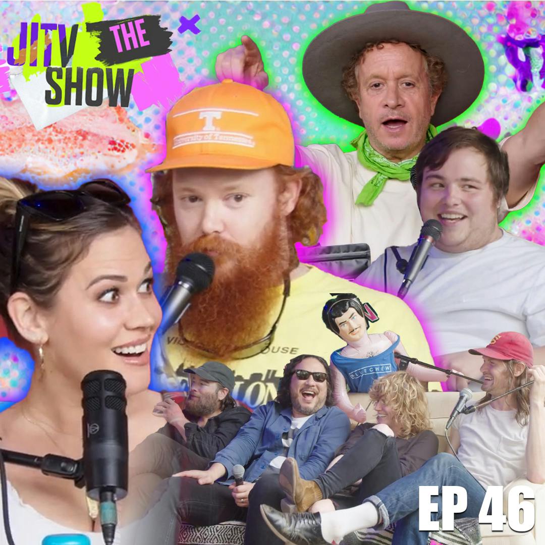 William Montgomery makes Pauly Shore uncomfortable w/ Lauren Compton and The Black Angels I The JITV Show in Austin, TX I Ep #46
