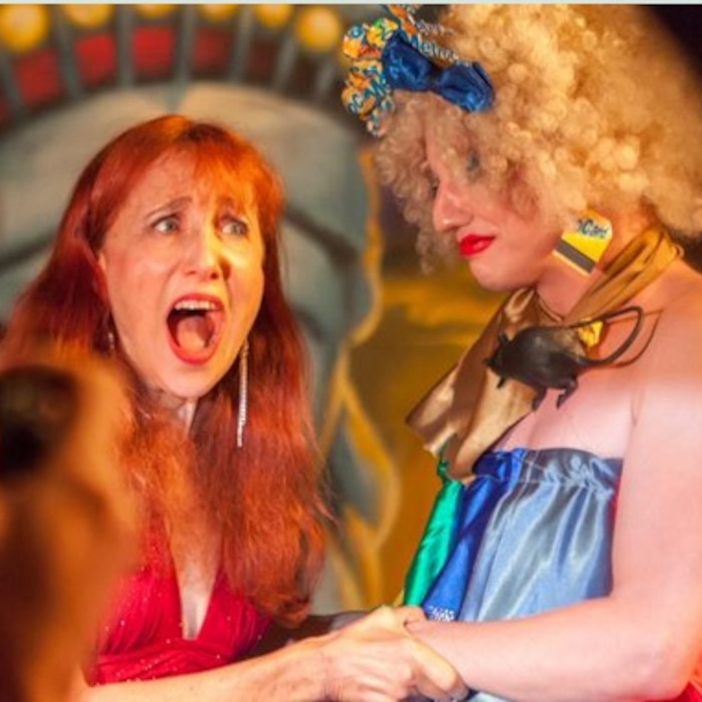 DLG1736_ Miss Subways 1st Runner Up, Glace Chace confronts Dr. Lisa about her stolen crown