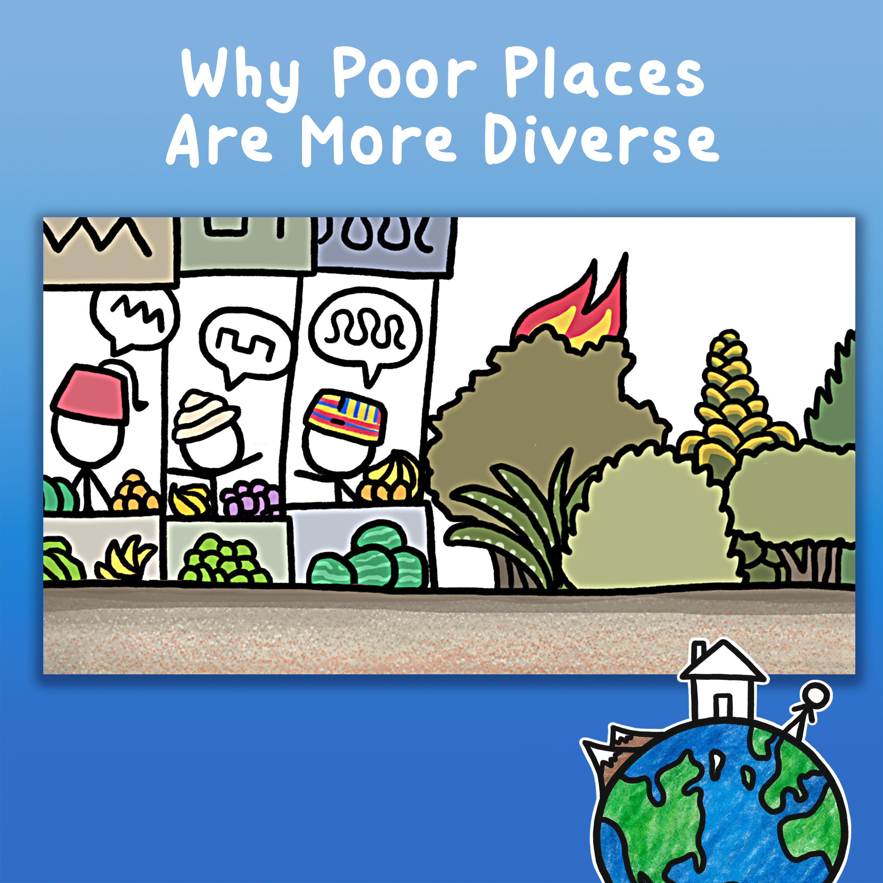 Why Poor Places Are More Diverse