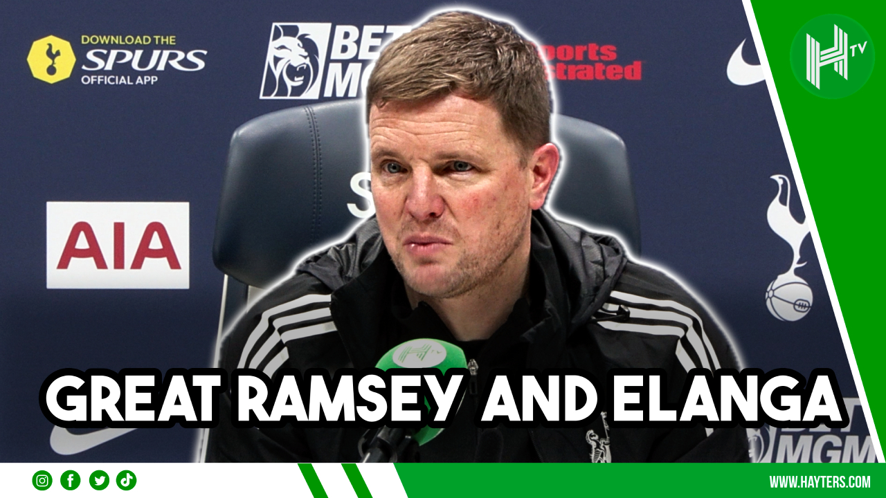 GREAT moments for Ramsey & Elanga! | Eddie Howe | Spurs 1-2 Newcastle