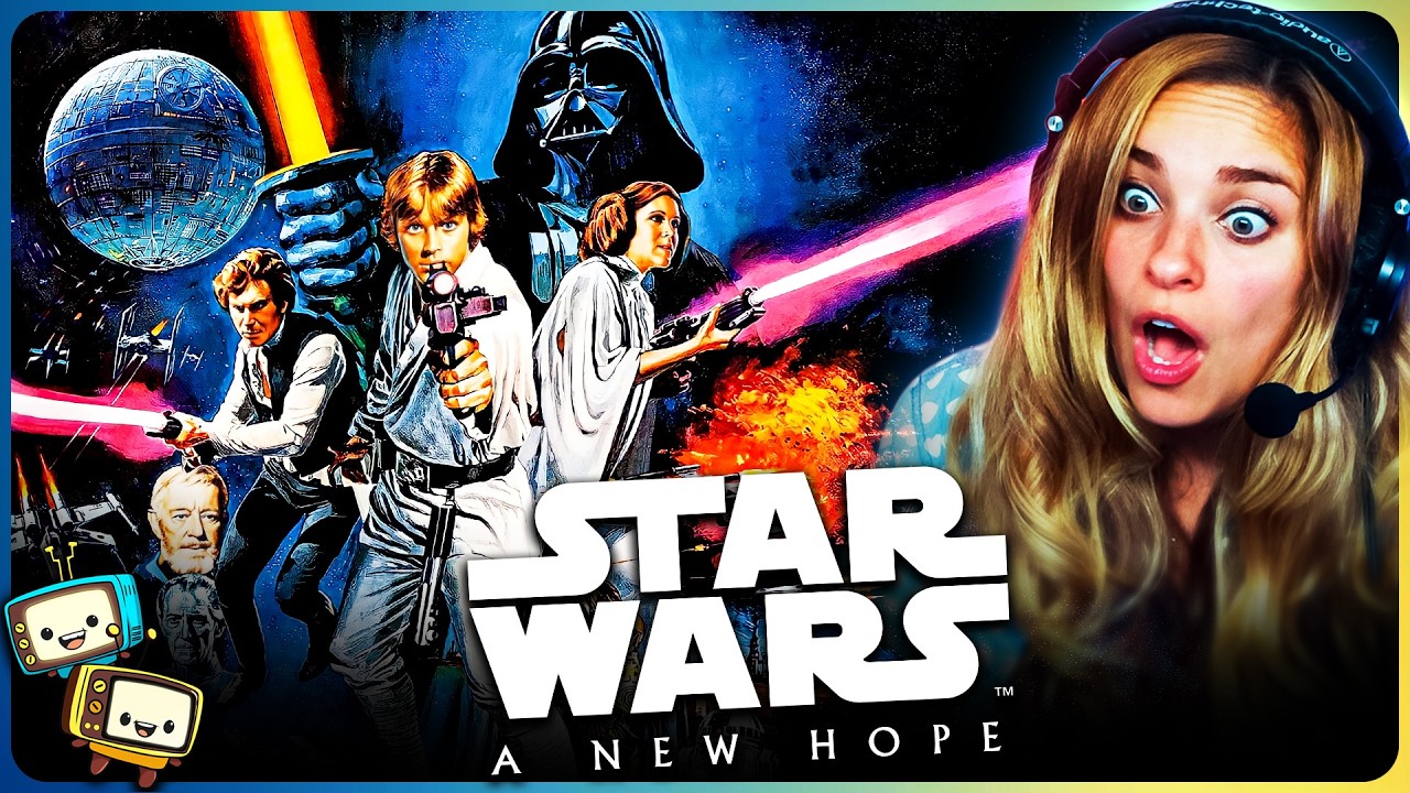 STAR WARS EPISODE IV: A NEW HOPE (1977) Movie Reaction! | First Time Watch | Mark Hamill episode artwork