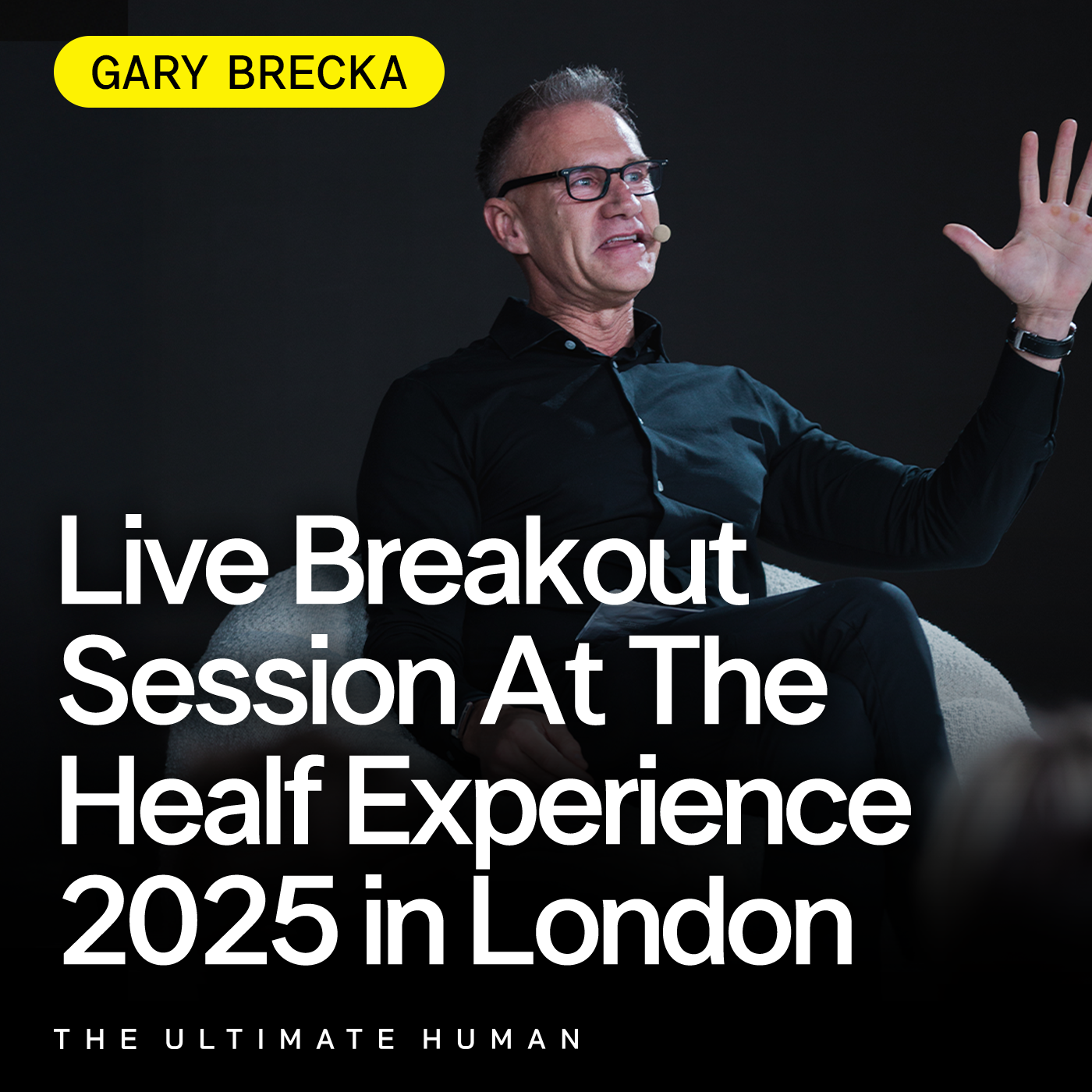 Gary Brecka Live At The Healf Experience 2025 In London: Hydrogen Water and Amino Acids