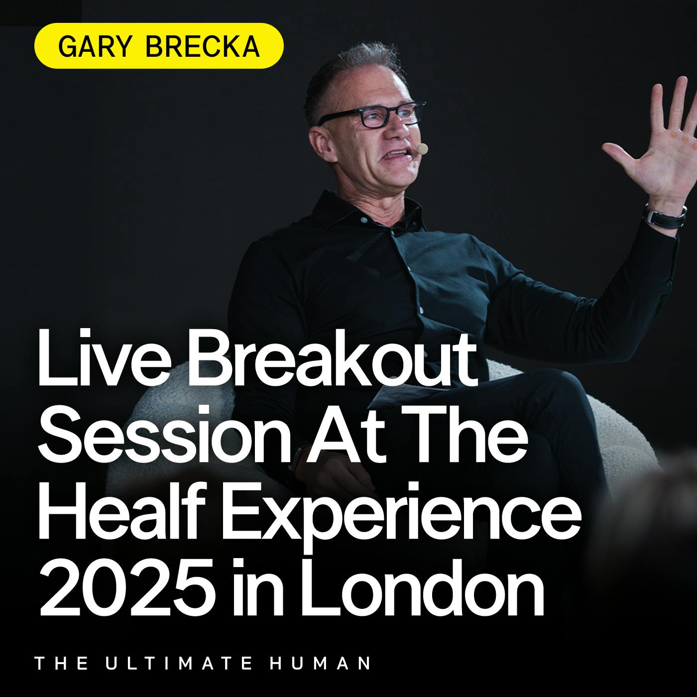 210. Gary Brecka Live At The Healf Experience 2025 In London: Hydrogen Water and Amino Acids