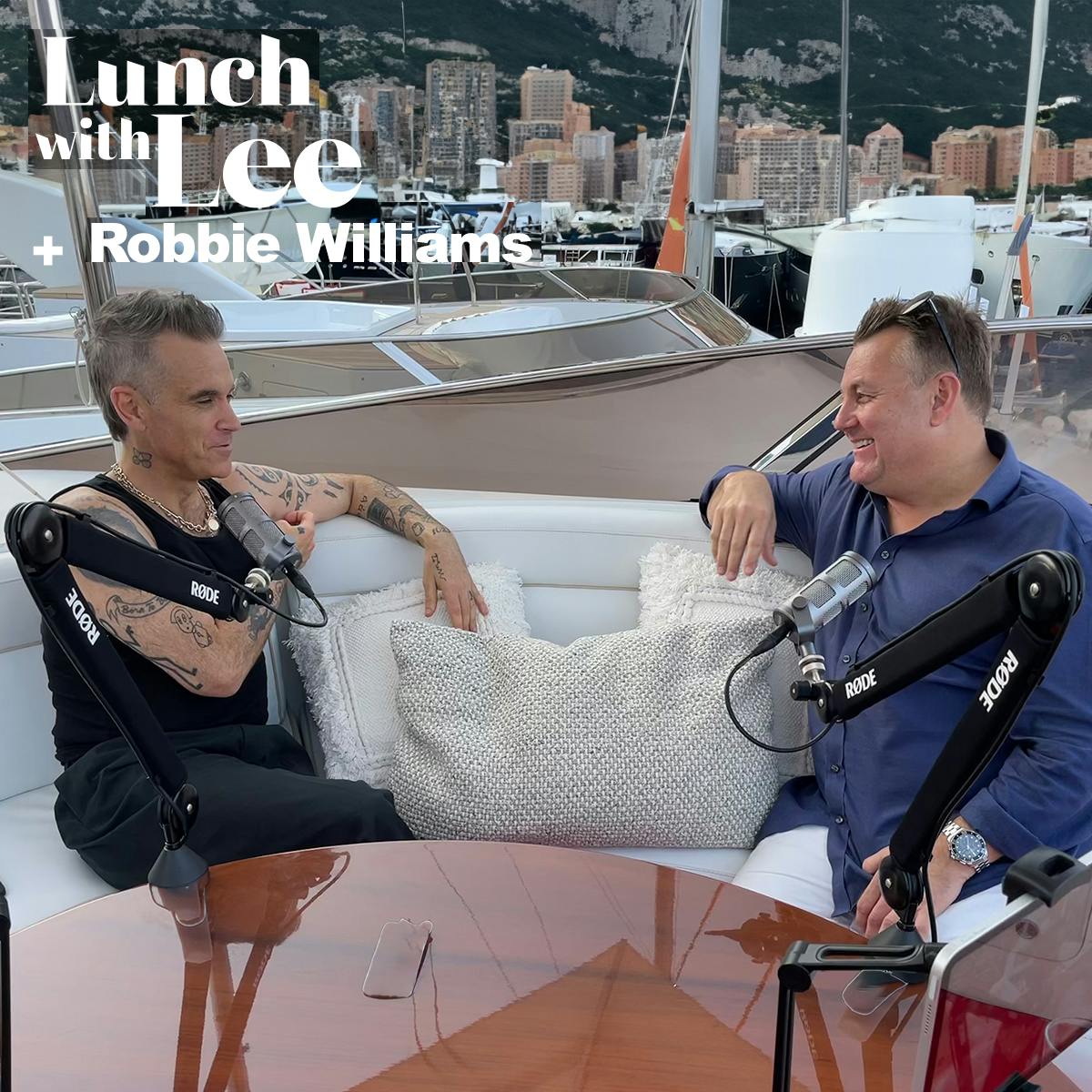 Lunch with Robbie Williams