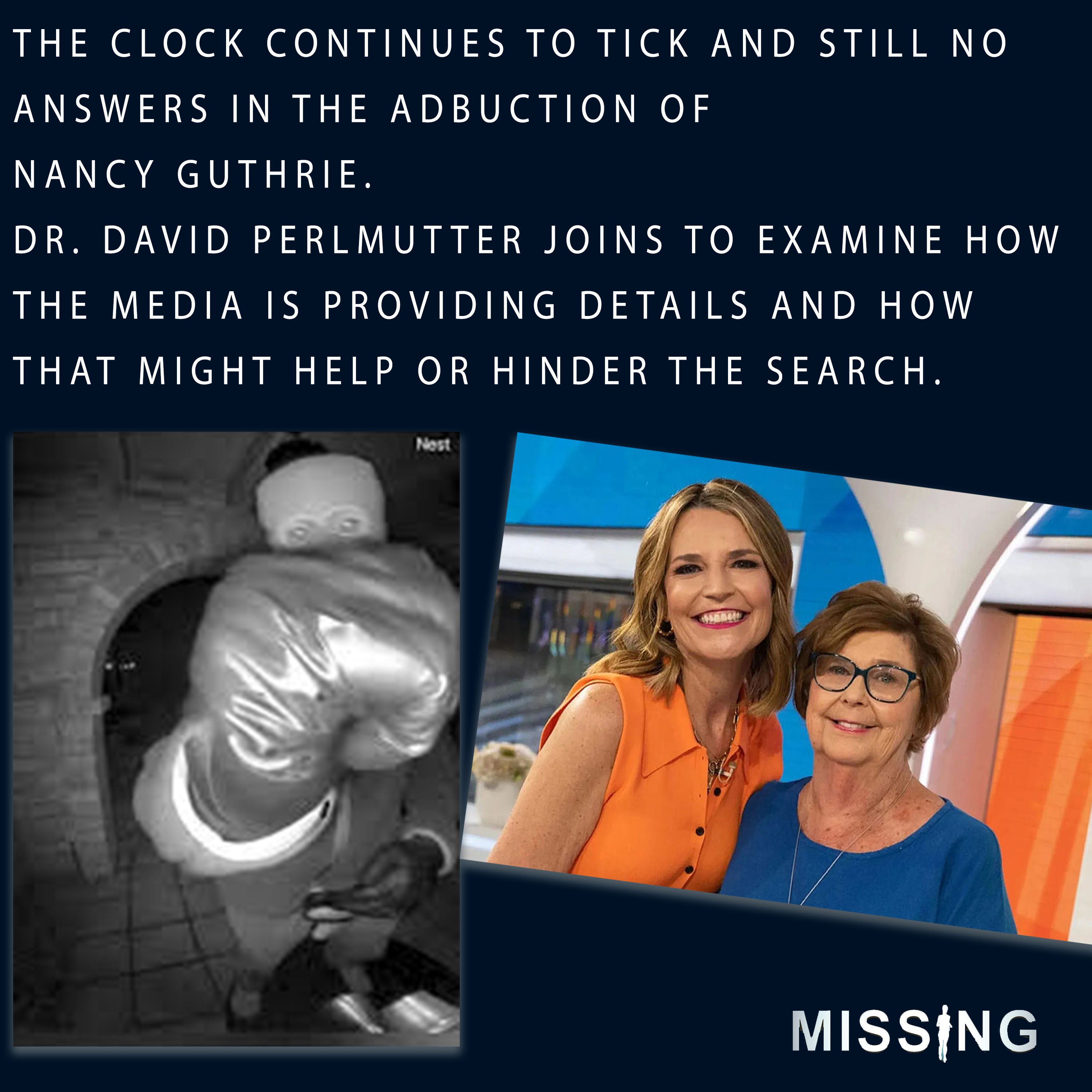 635 // Nancy Guthrie - Still Missing w/ Dr. David Perlmutter