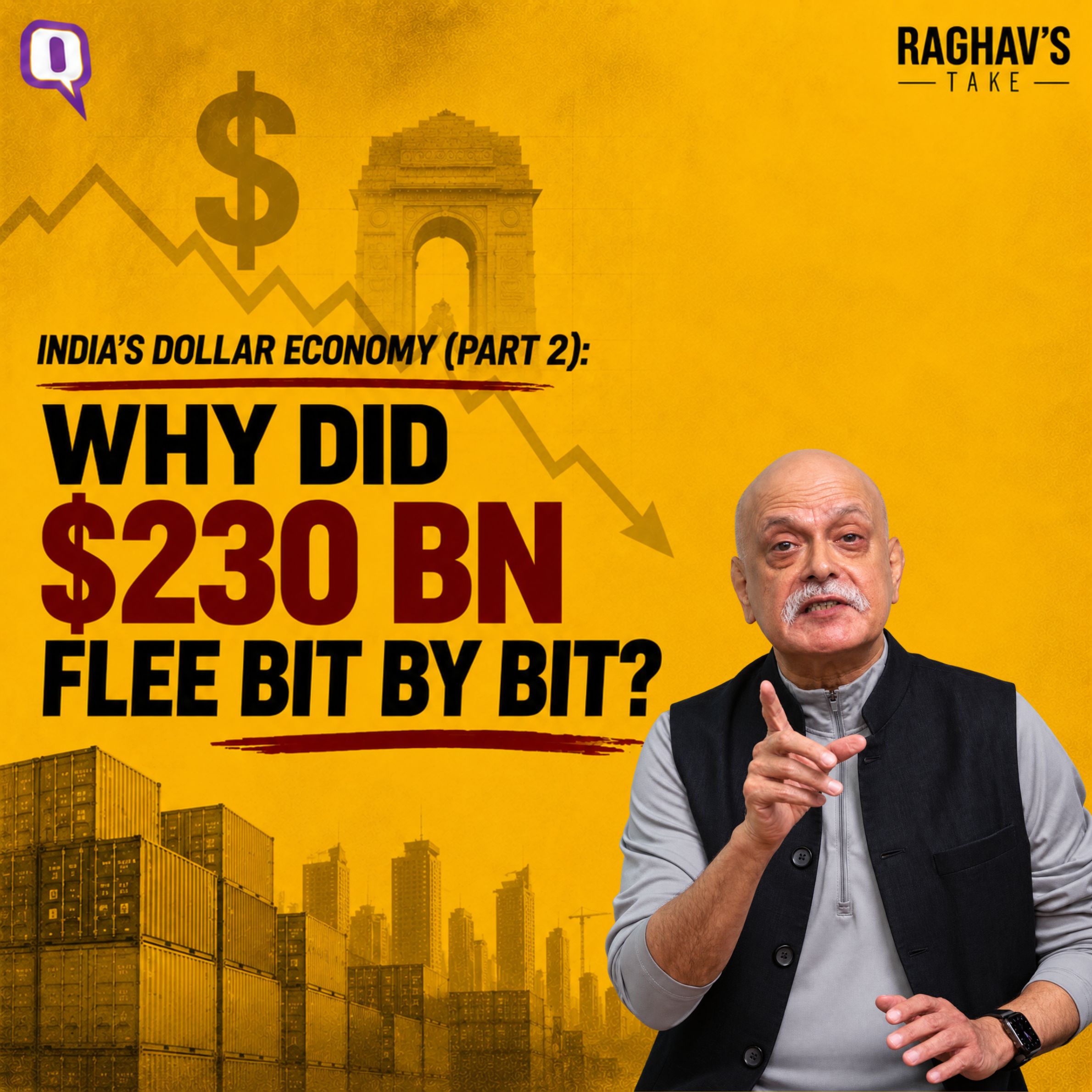 India’s Dollar Economy Part 2 —Why Did Rs 20 Lakh Cr ($230 bn) Flee BIT by BIT? | The Quint episode artwork