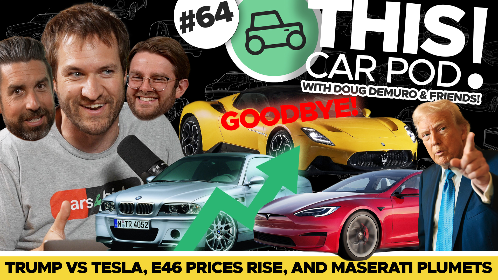Maserati Is Doomed. Trump Selling His Tesla on Cars & Bids? $45K for an E46 M3?