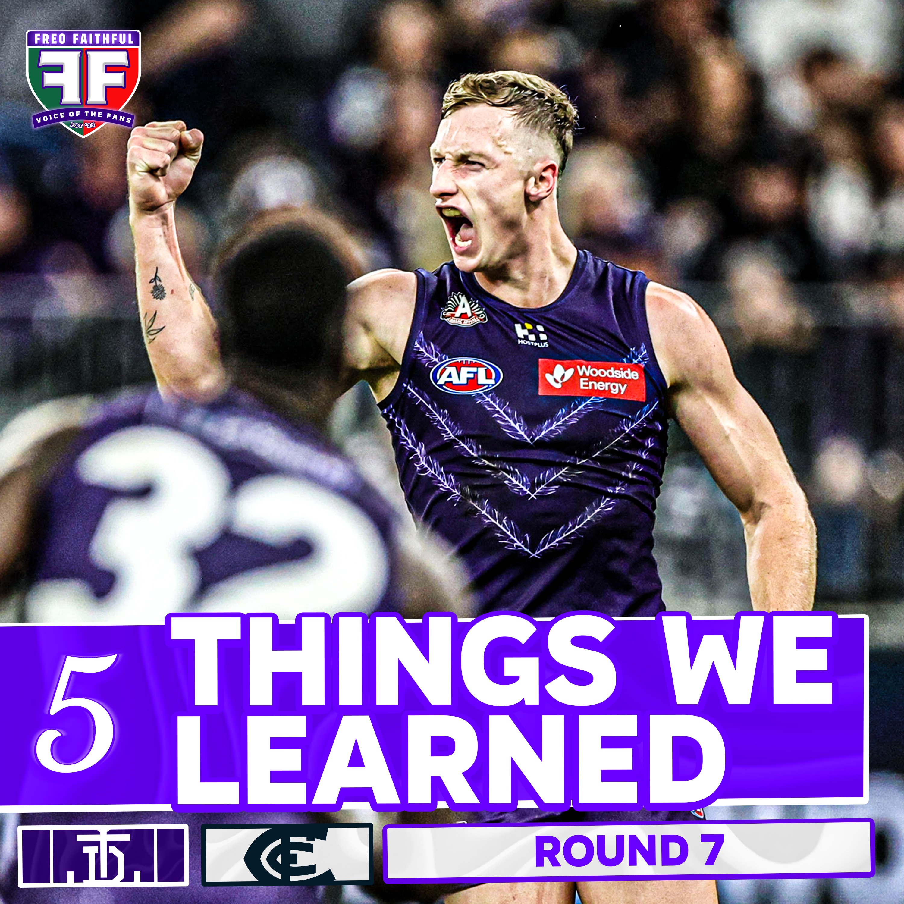 5 THINGS WE LEARNED from Fremantle v Carlton | AFL Round 7 2026 episode artwork