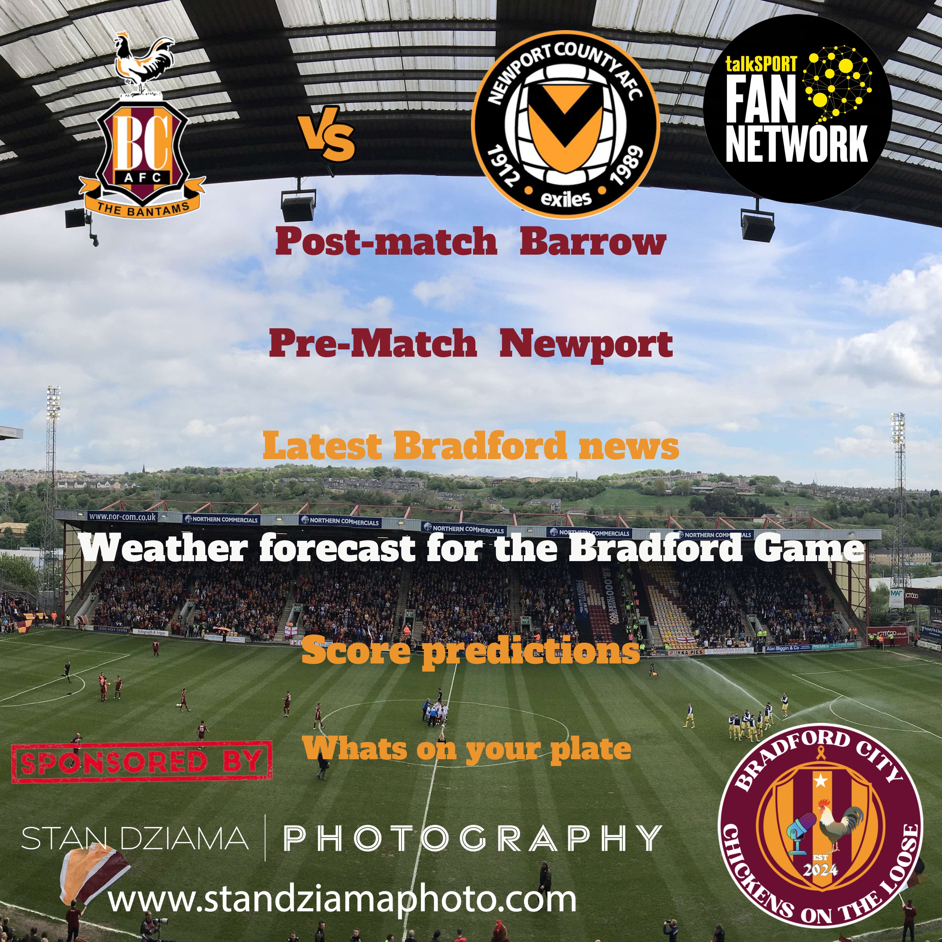 Ep 60) Bradford vs Newport  preview - play-offs ? episode artwork
