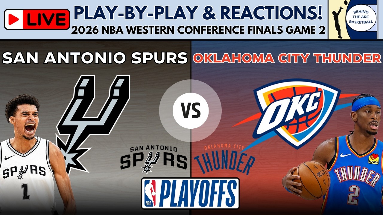 2026 NBA Western Conference Finals - Game 2: Spurs vs Thunder (Live Play-By-Play & Reactions) episode artwork