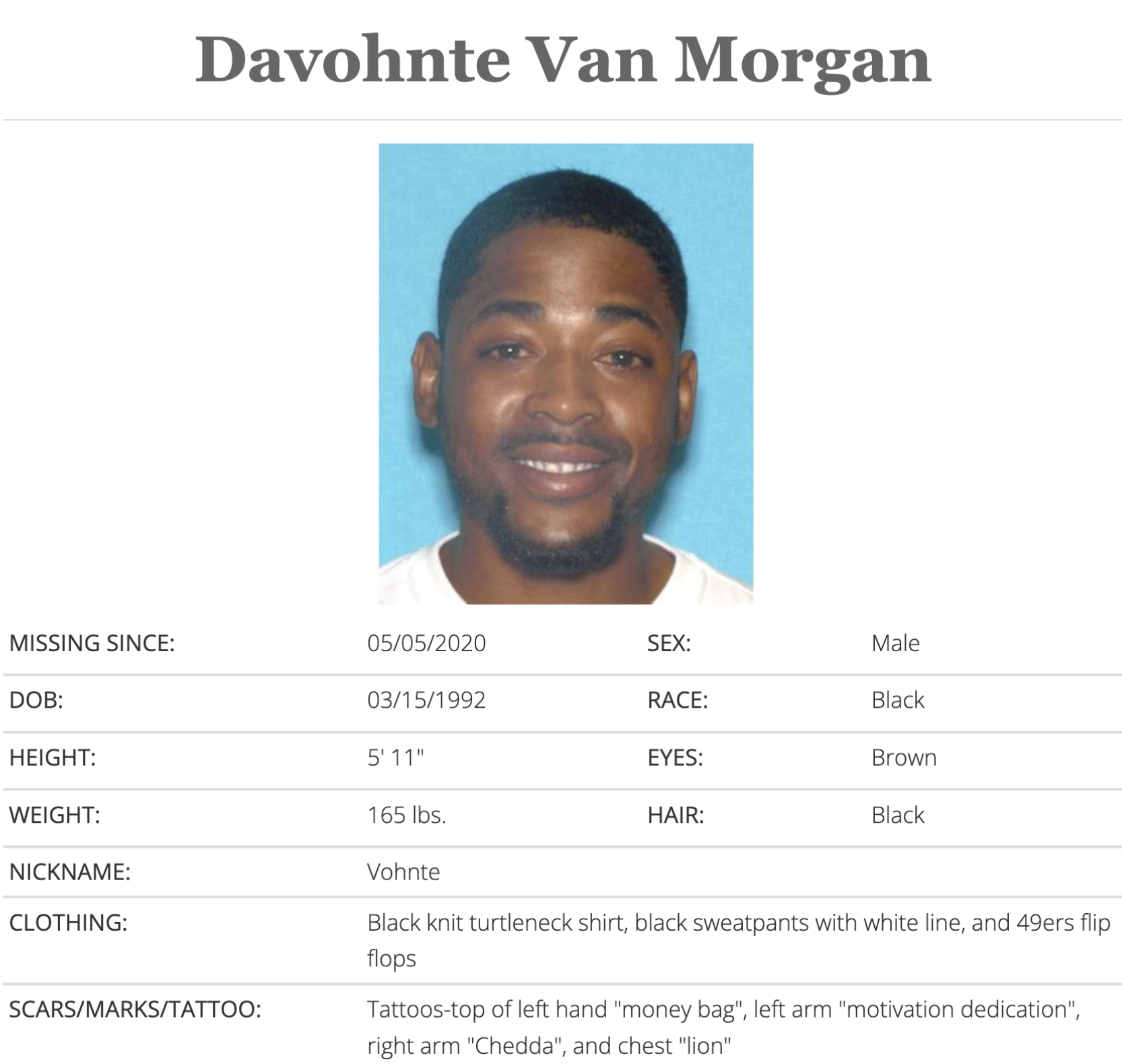 337 // Davohnte Morgan