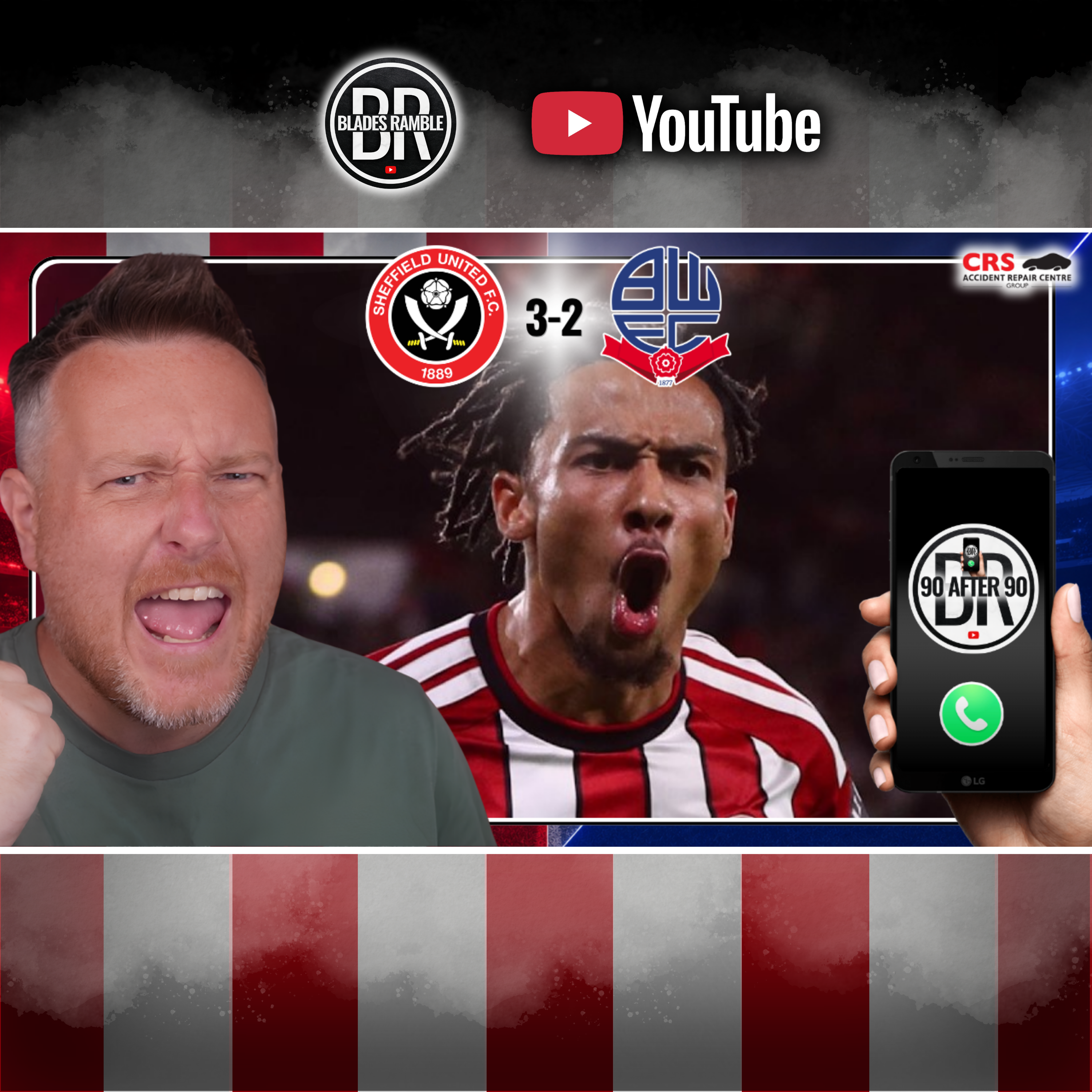 📱⚔️ DONOVAN WINS IT LATE! | BLADES 3-2 BOLTON | 90 AFTER 90 ⚔️📱
