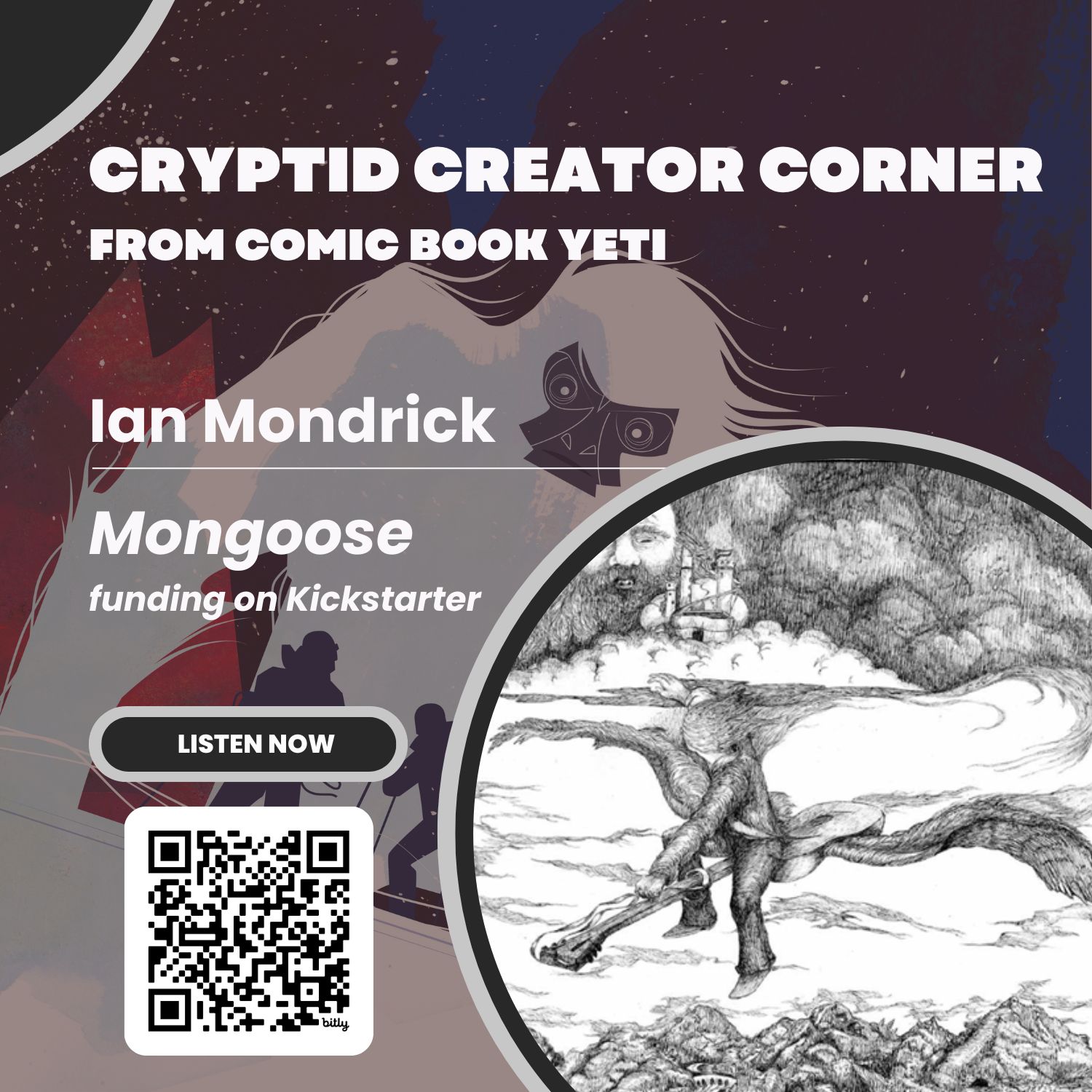 Cryptid Creator Corner from Comic Book Yeti - A Comic Book Interview Podcast