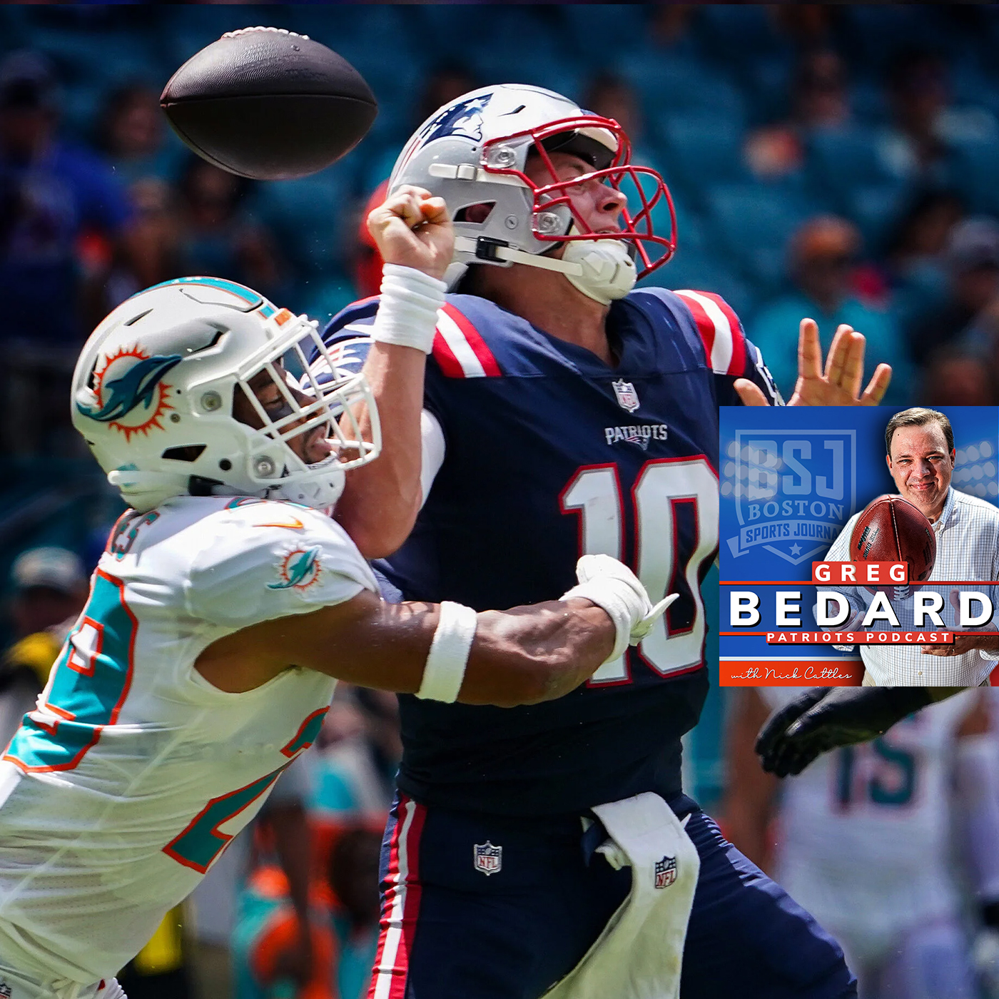 Bedard Reacts to Patriots-Dolphins with The SportsHub