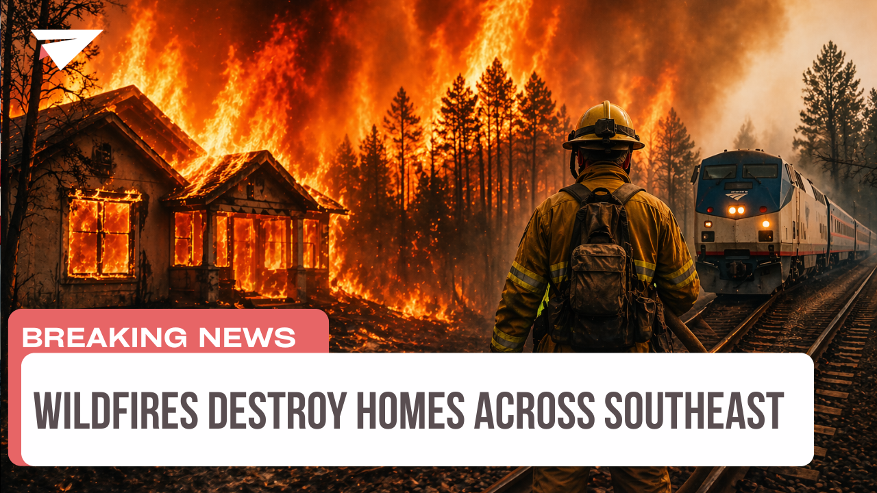 Wildfires Destroy Homes Across Southeast, Breaking News