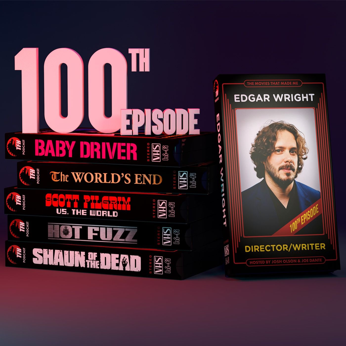 Shaun of the Dead, Hot Fuzz, Baby Driver writer/director Edgar Wright episode artwork