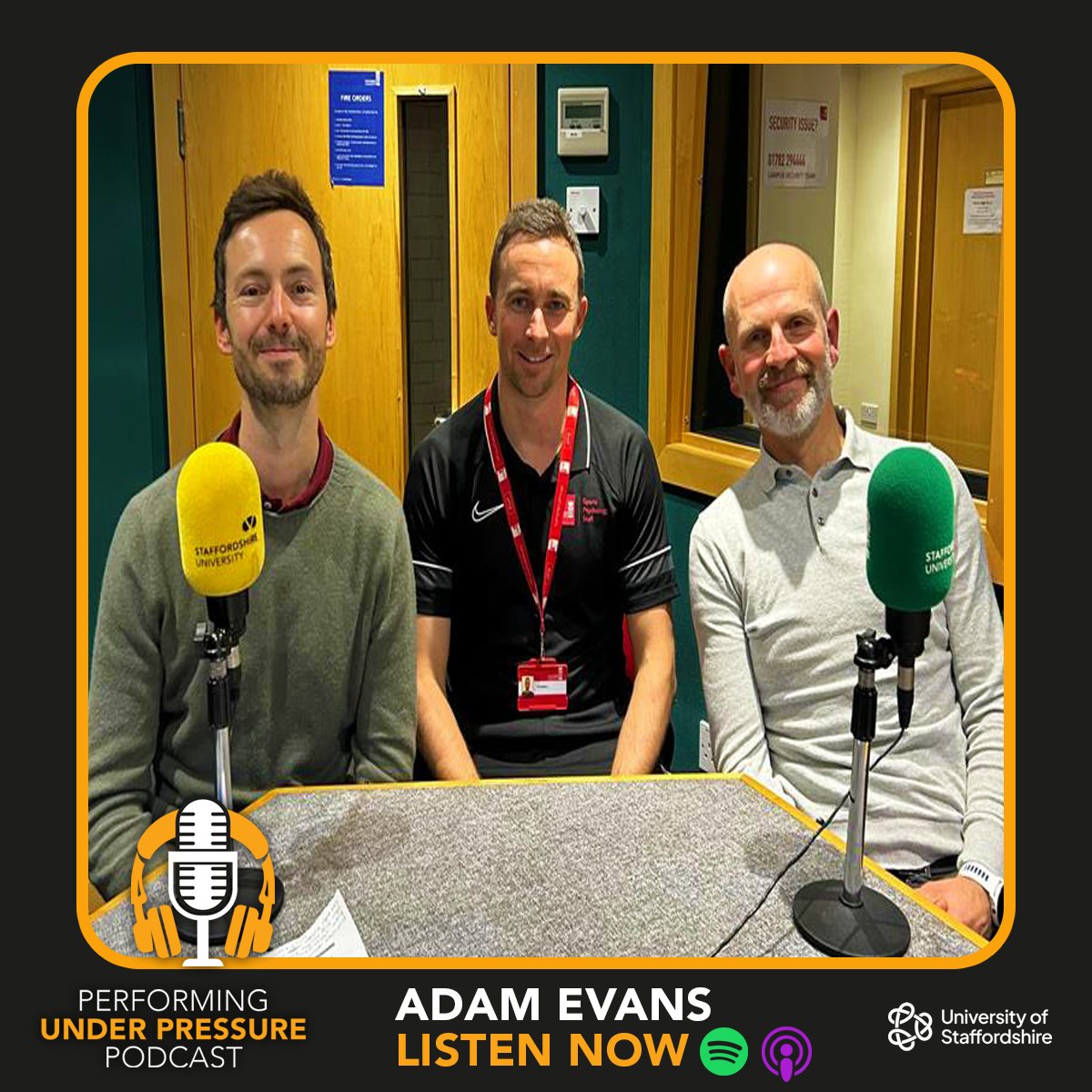 University of Staffordshire\'s Performing Under Pressure Podcast