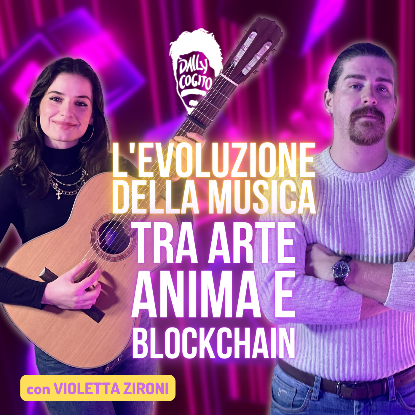 Violetta Zironi, cantautrice e autrice di NFT, per Cogitare su musica e tecnologia!