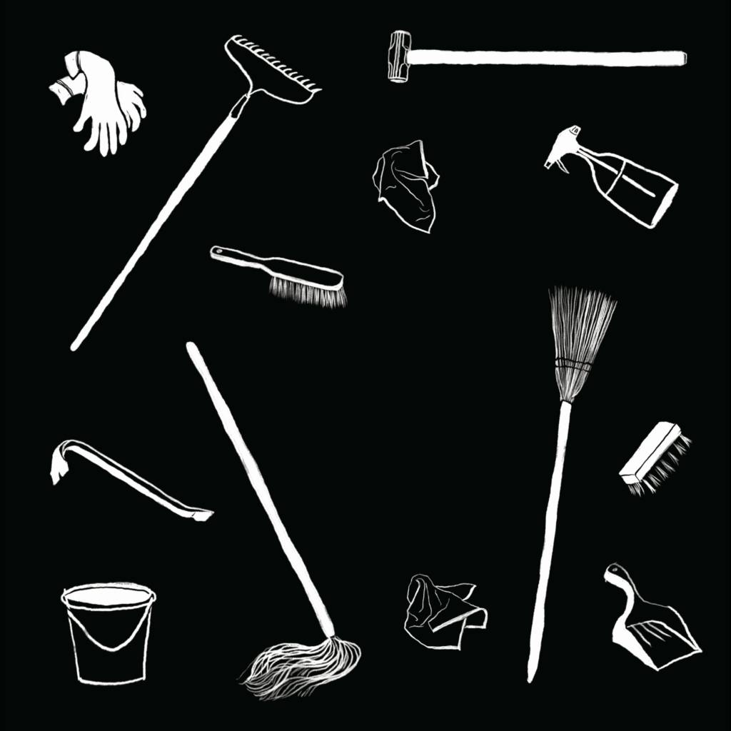 A Bucket, a Mop, and a Sledgehammer