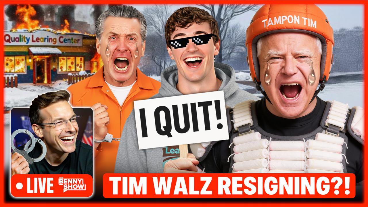 🚨Tim Walz to RESIGN from Office After Somali Scandal, Newsom in PANIC Over Our Fraud Investigation…
