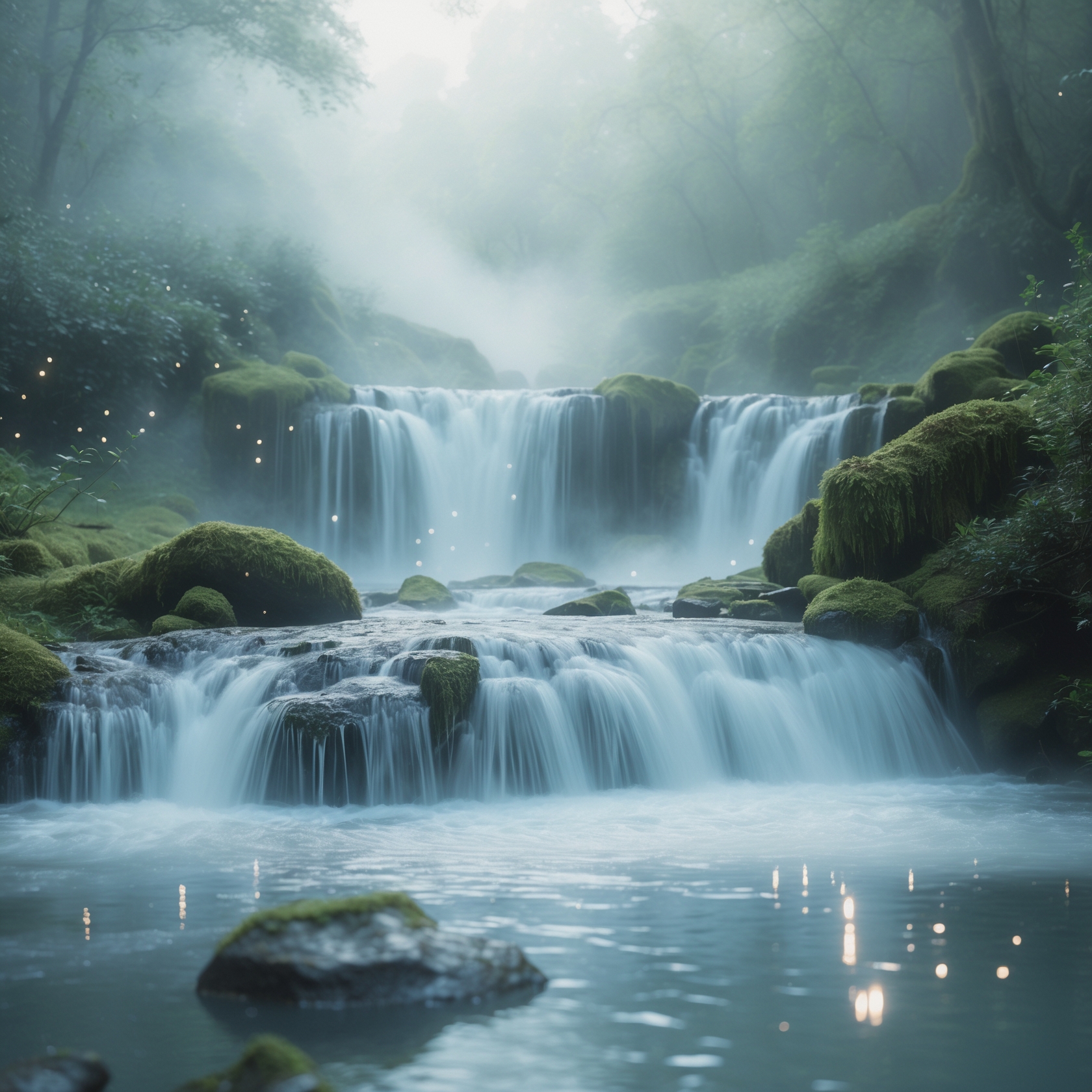 Theta waves With Waterfalls Sounds for Relaxing and Reducing Anxiety