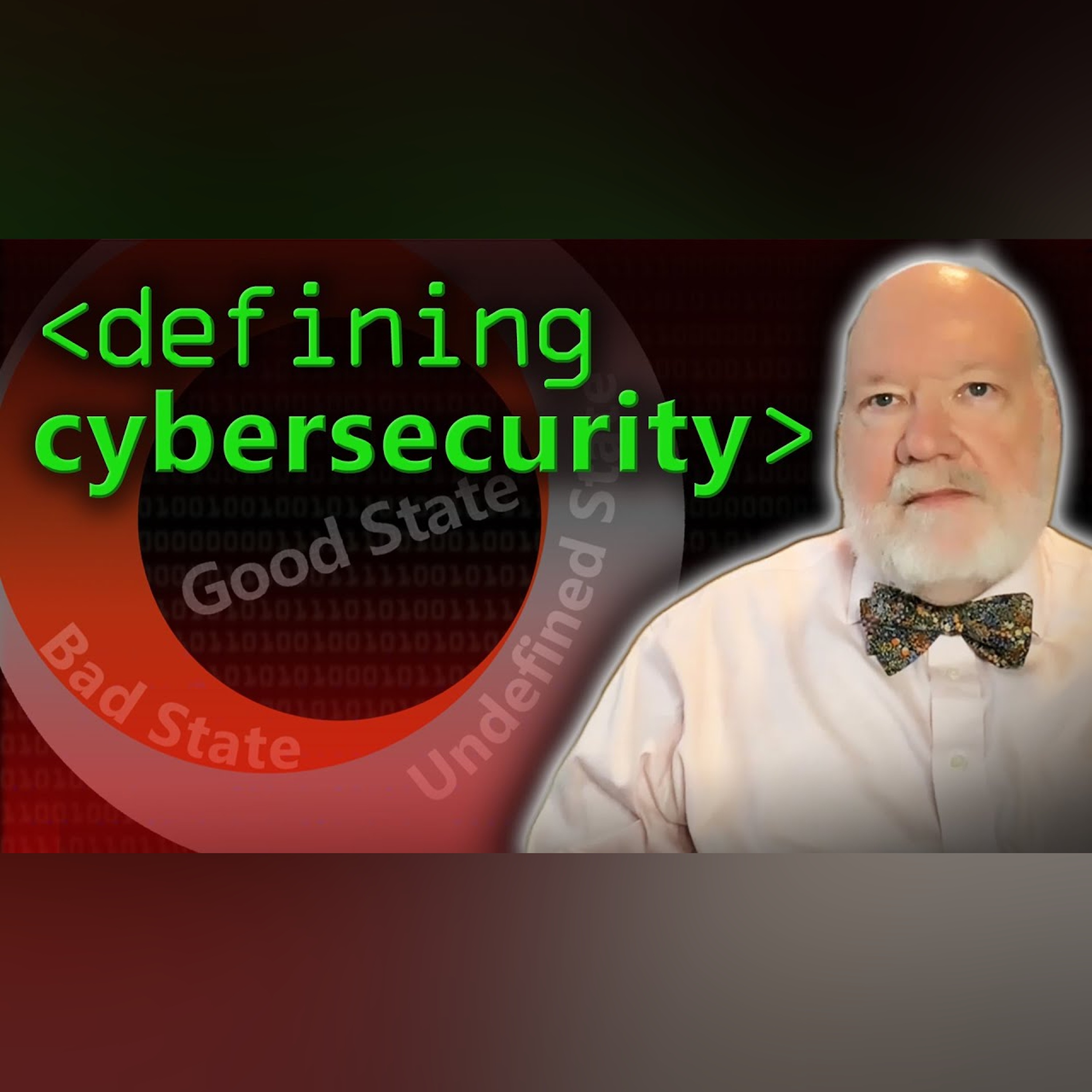 Defining Cybersecurity with Gene Spafford - Computerphile episode artwork
