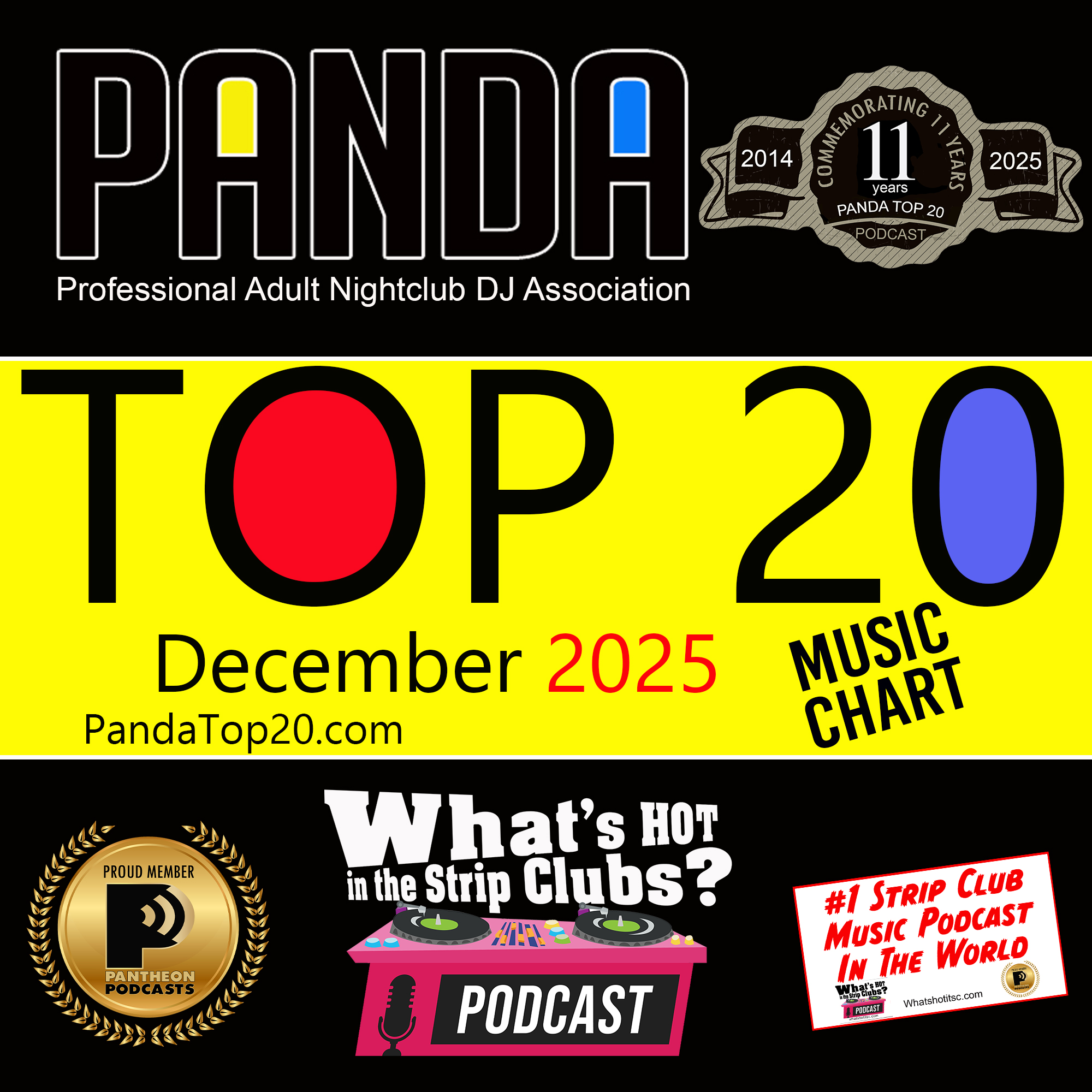 Panda Top 20 December 2025 Countdown Show
