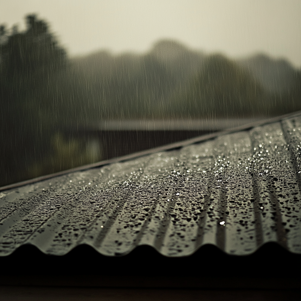 Soothing Rain on Tin Roof – Calming White Noise