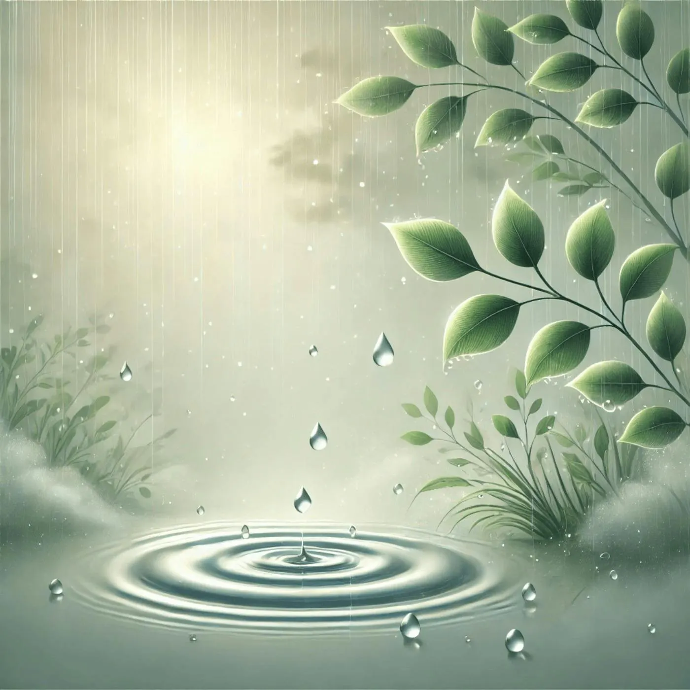 ️ Lluvia Suave Relajante: Un Momento de Paz