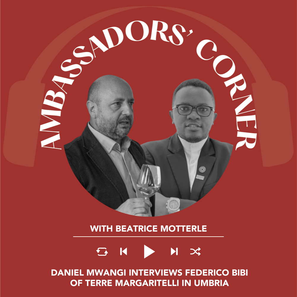 Ep. 2518 Daniel Mwangi interviews Federico Bibi of Terre Margaritelli in Umbria | Clubhouse Ambassadors' Corner