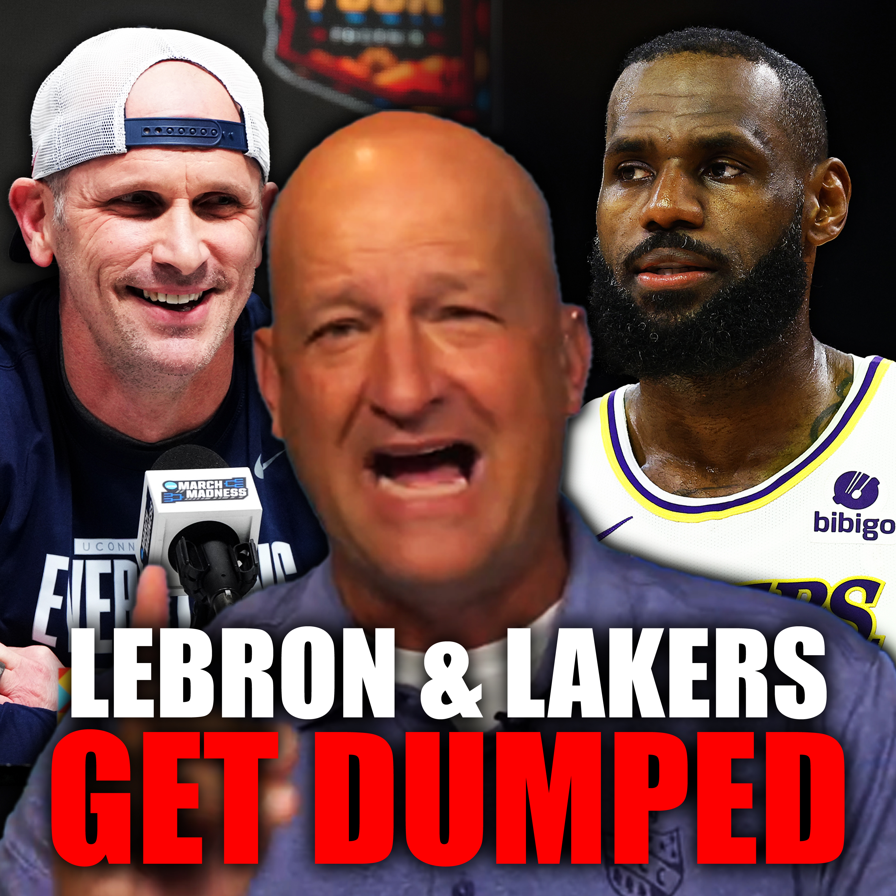 Lakers & Lebron James Get DUMPED By Dan Hurley, RETURNING To UConn! + Dan Zaksheske & Isiah Thomas | episode artwork