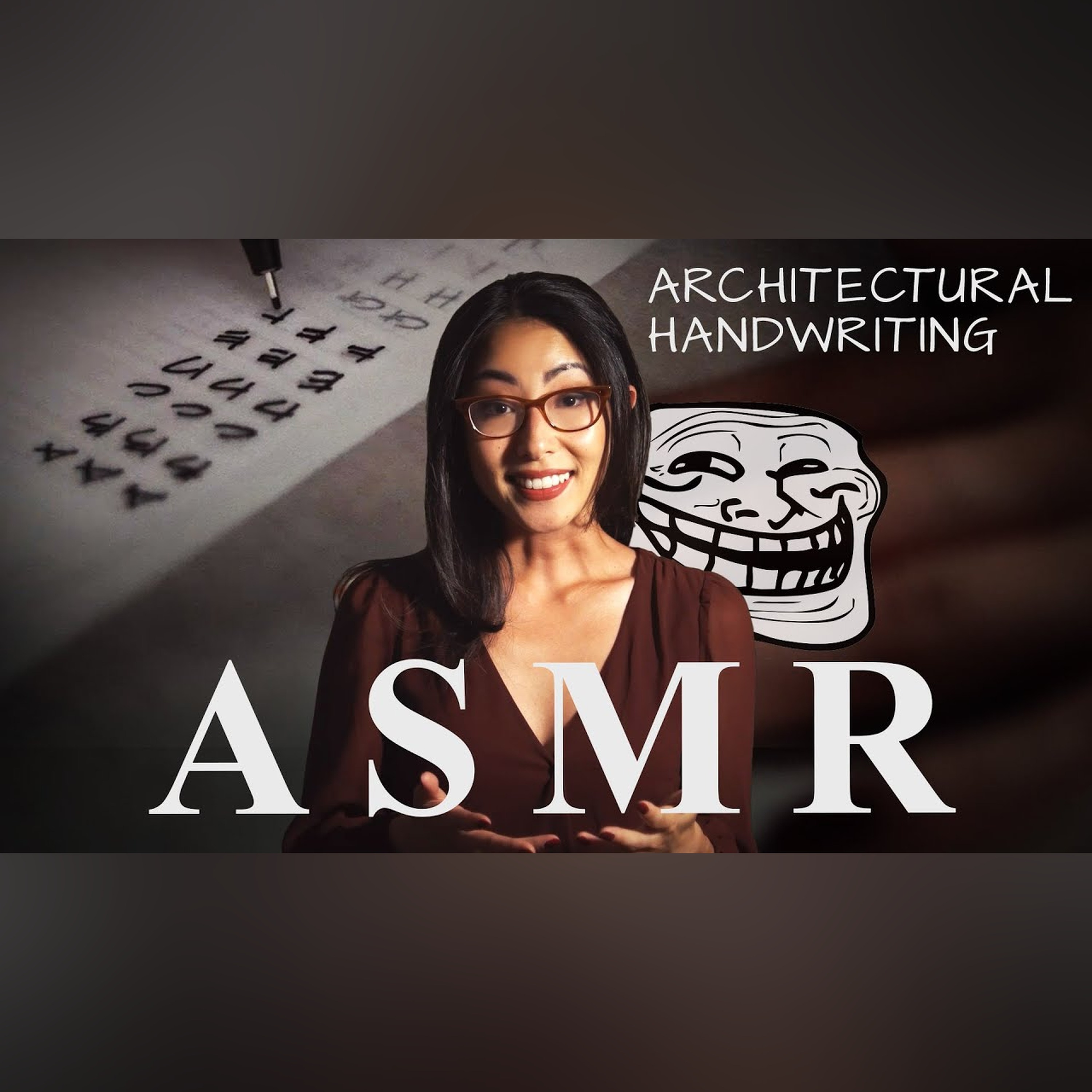 Architectural Hand Writing Practice in ASMR