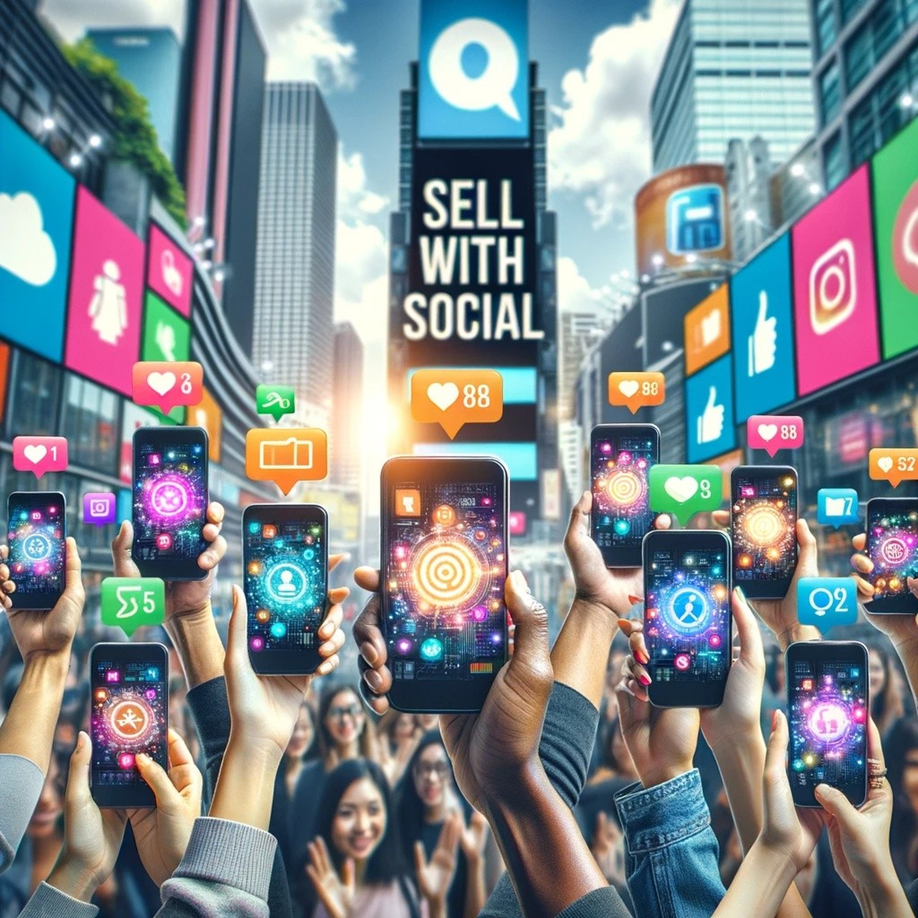 Sell on Social Media - How to podcast artwork