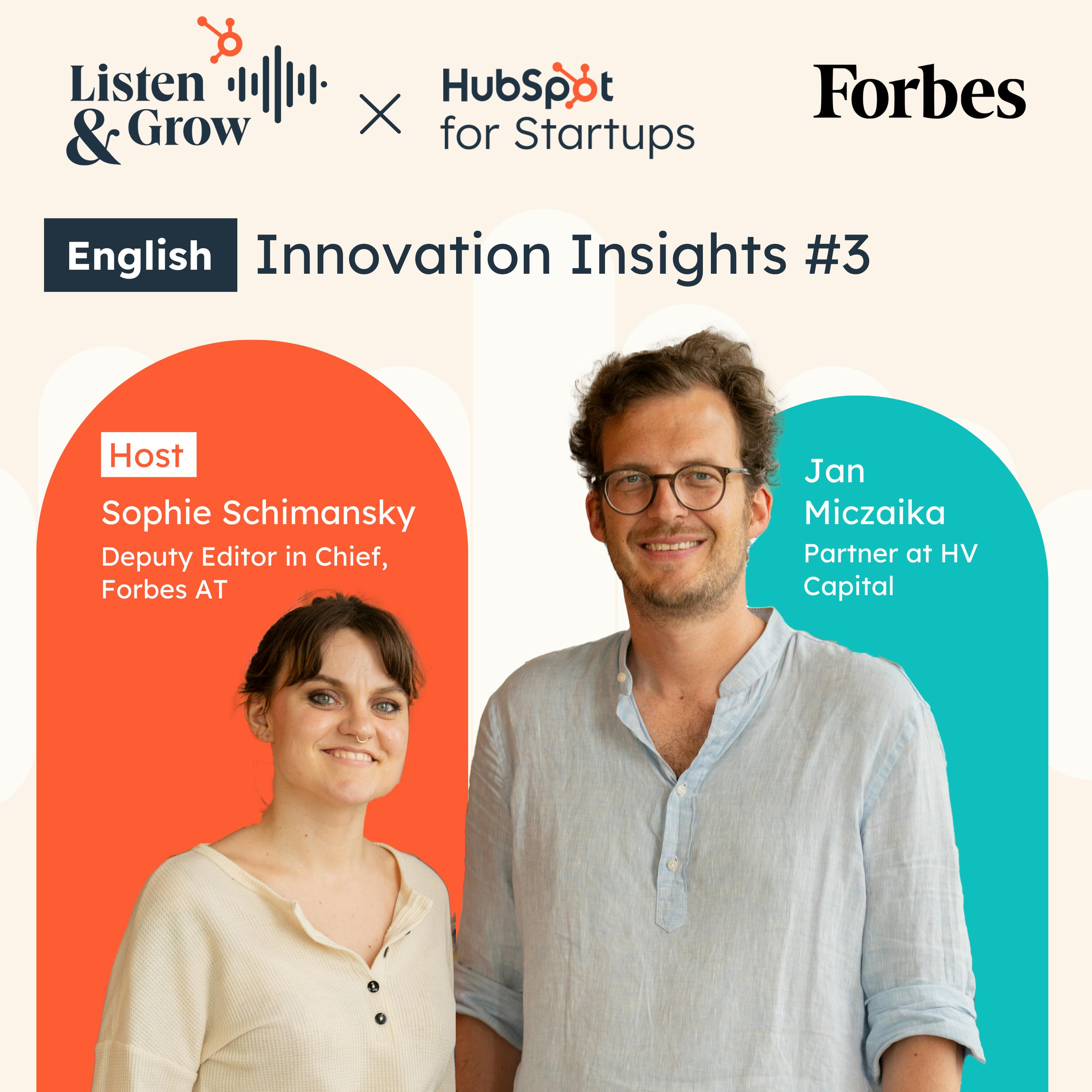 Innovation Insights #3 - with Sophie Schimansky & Jan Miczaika