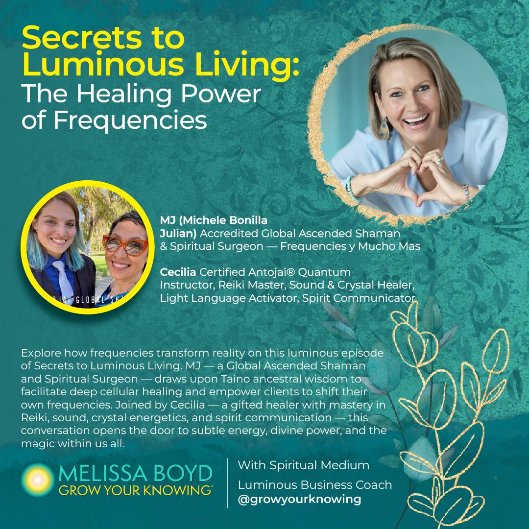 The Healing Power of Frequencies with MJ & Cecilia The Healing Power of Frequencies with MJ & Cecilia