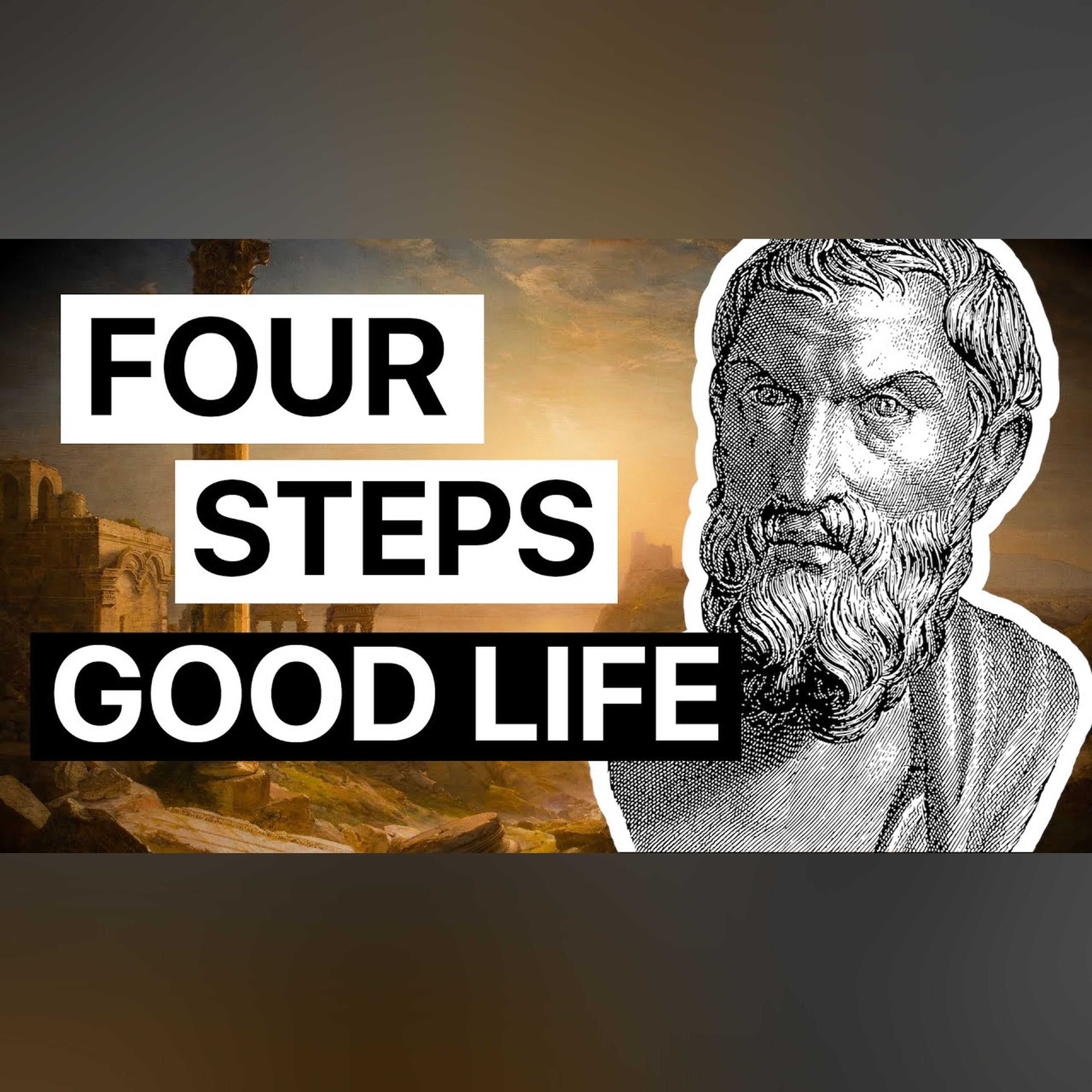 EPICURUS: Four Steps to a Good Life (Epicureanism)